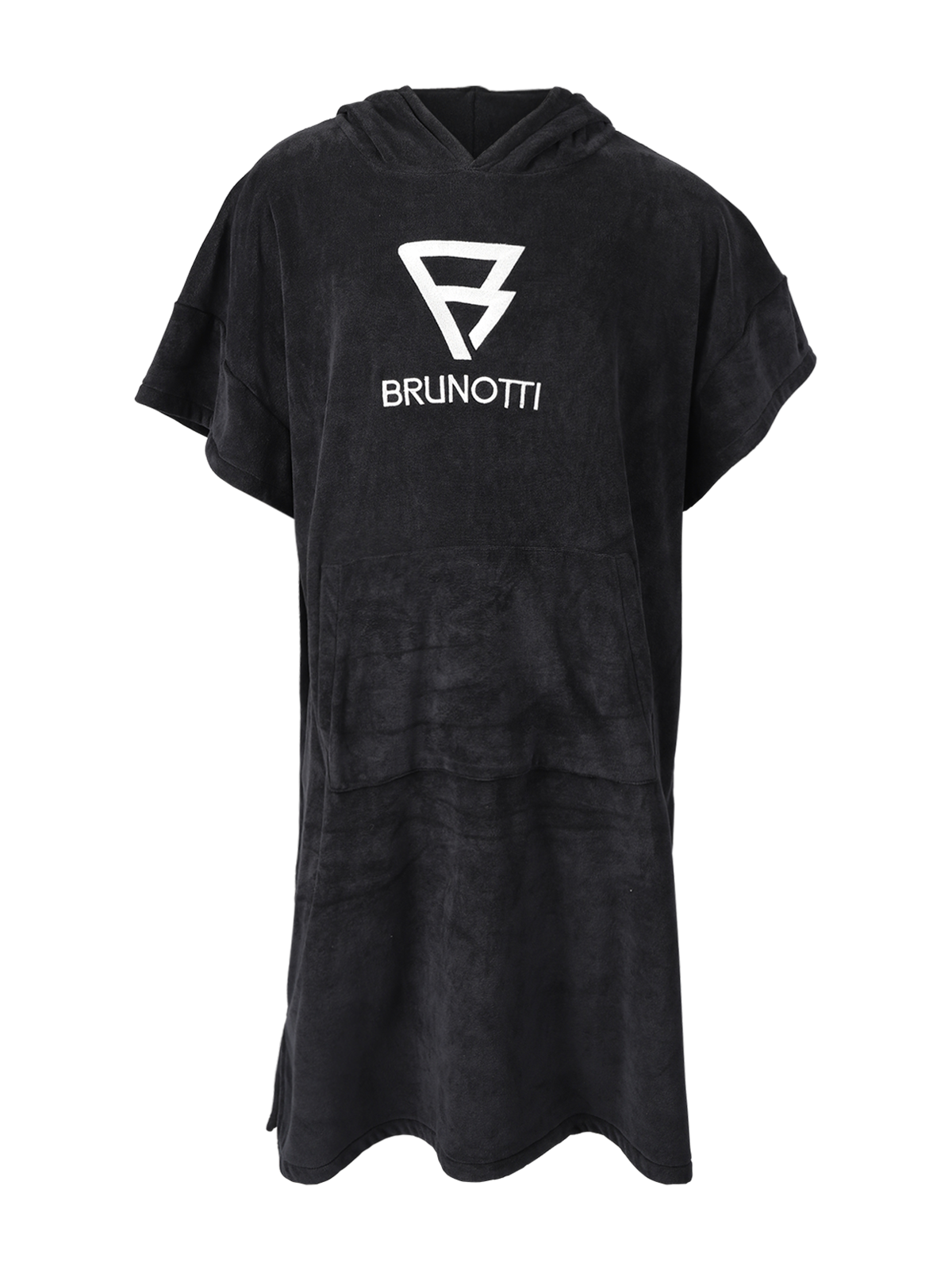 Poncho-Solid Men Poncho | Black