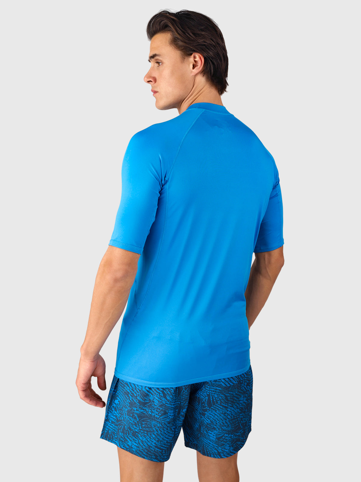 Waveguard Men Rashguard | Neon Blue