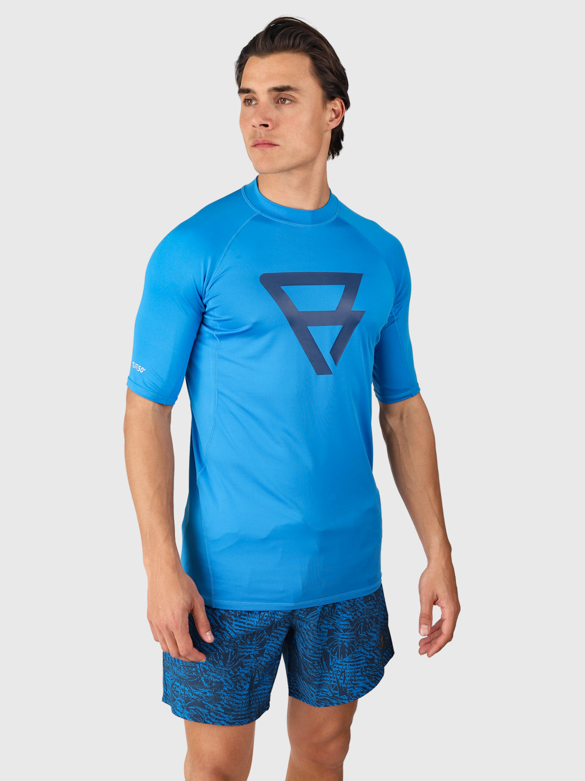 Waveguard Men Rashguard | Neon Blue