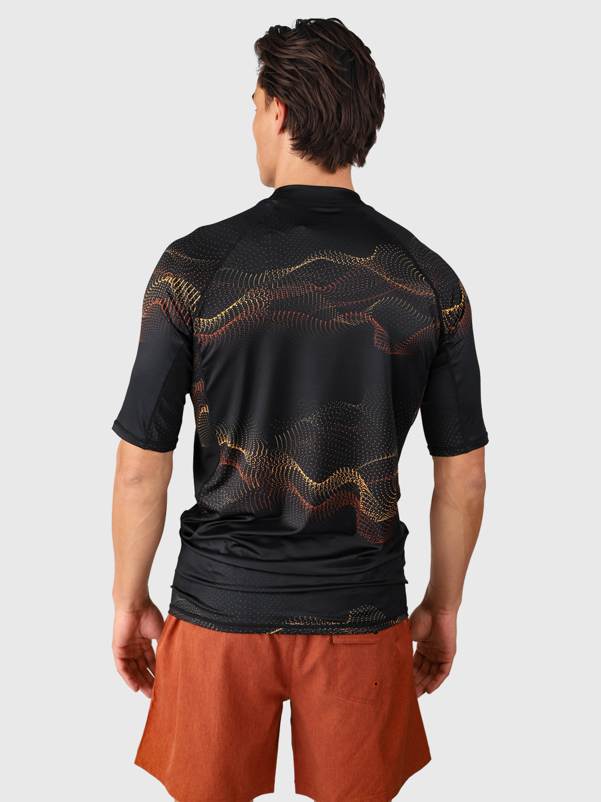 Waveguard-Water Men Rashguard | Pirate Black