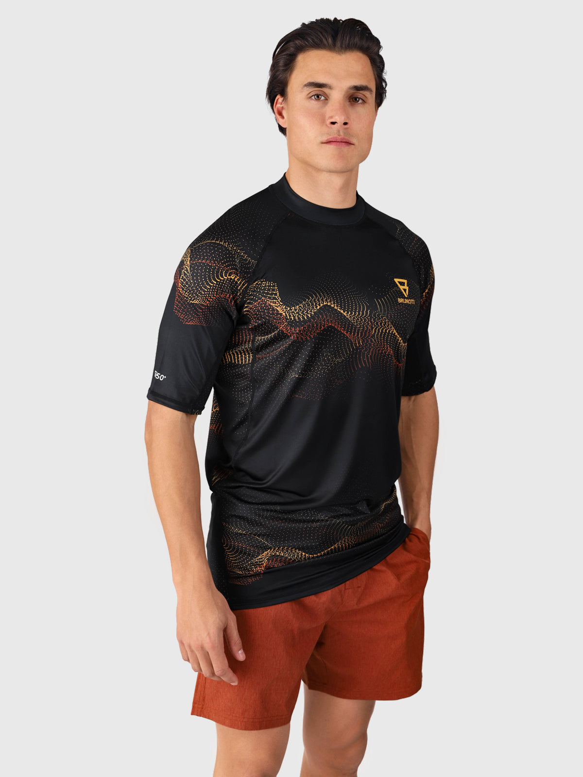 Waveguard-Water Men Rashguard | Pirate Black