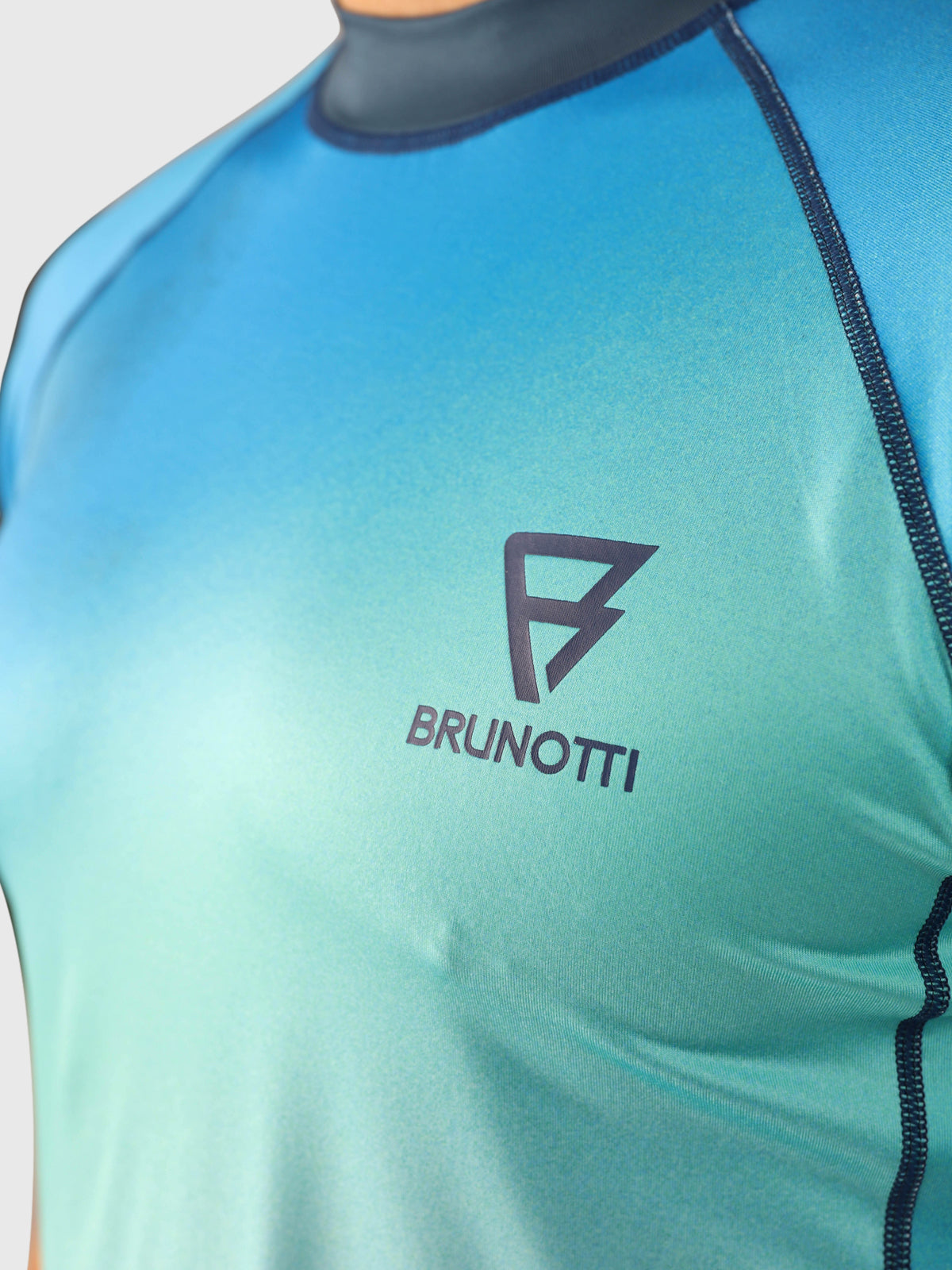 Waveguard-Spray Men Rashguard | Neon Blue