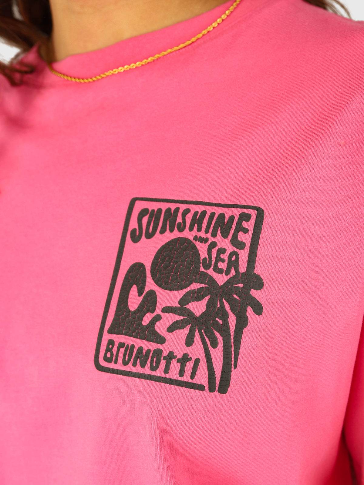 Sunnia Women T-shirt | Shocking Pink