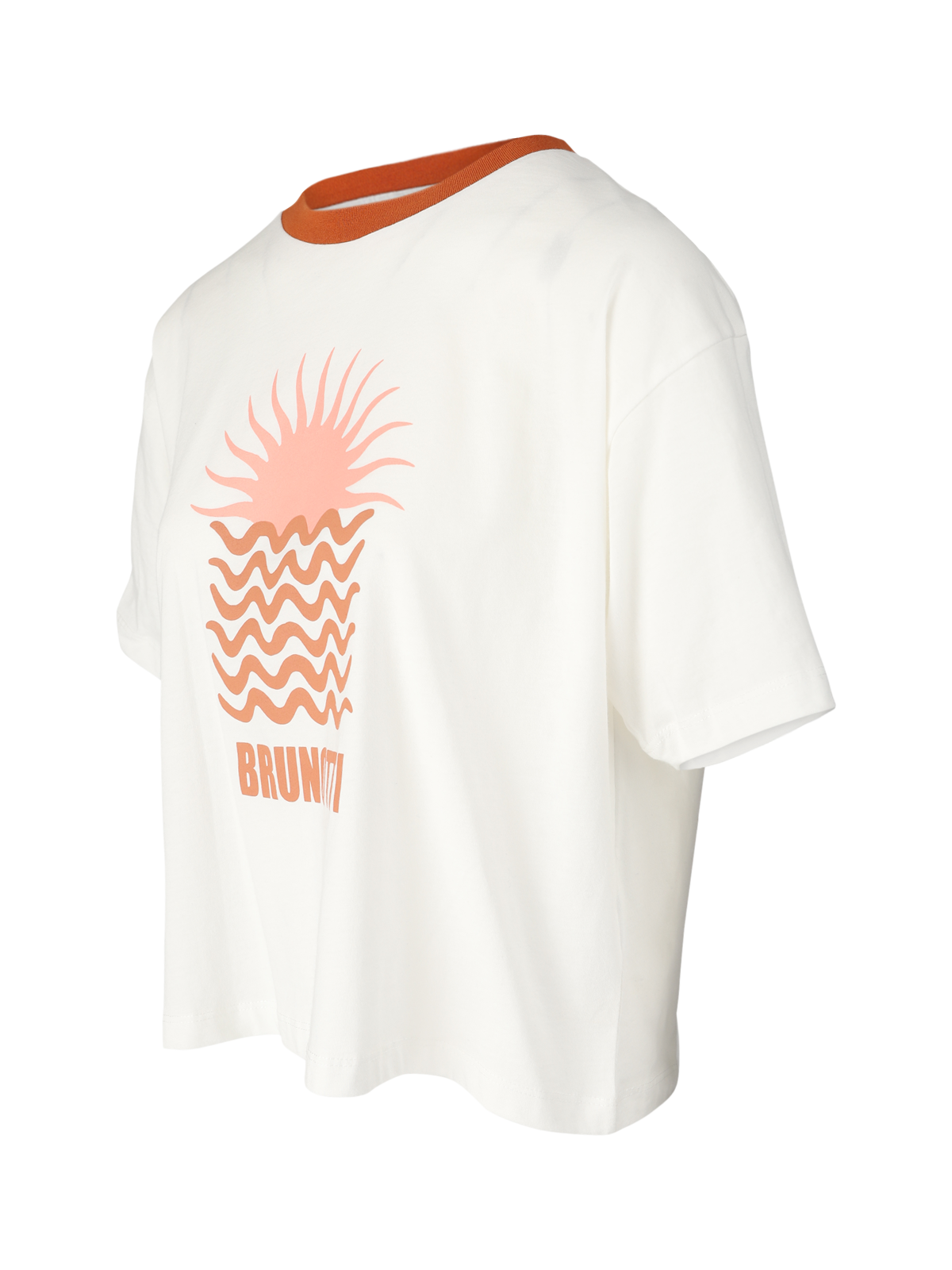 Saeda Damen Boxy T-shirt | Snow