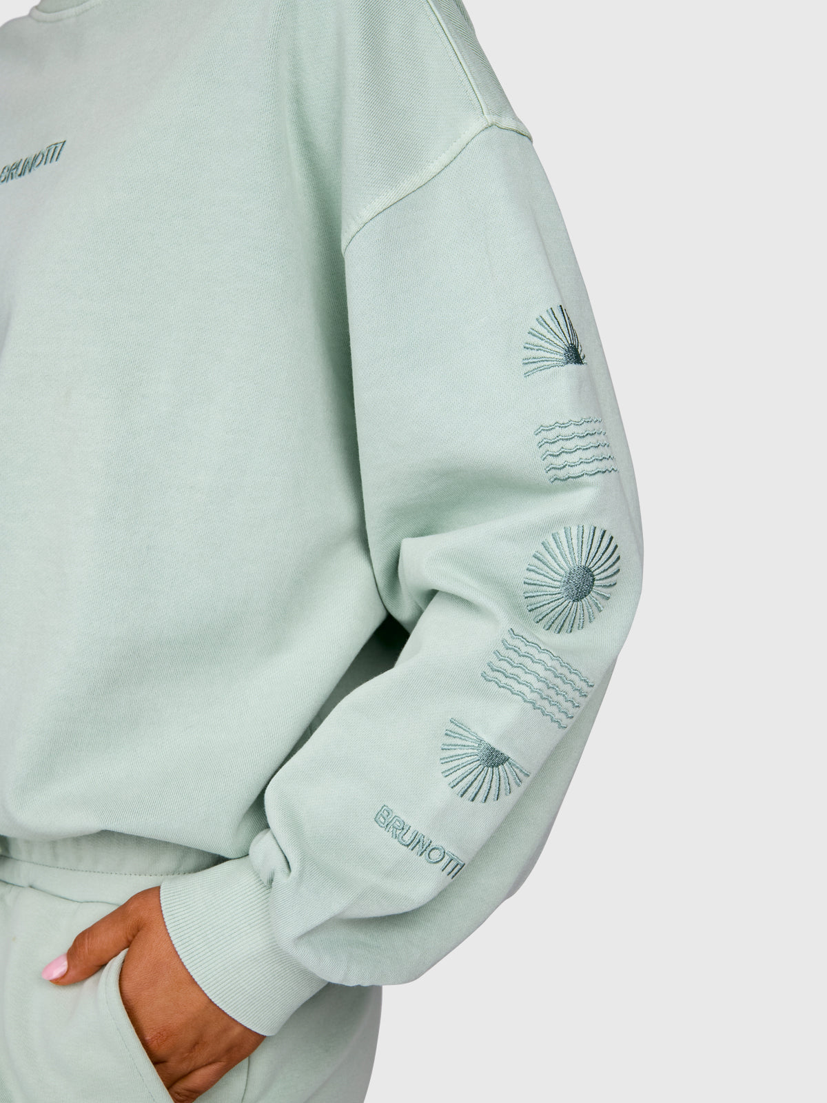 Esseries Dames Sweater | Aqua Grey