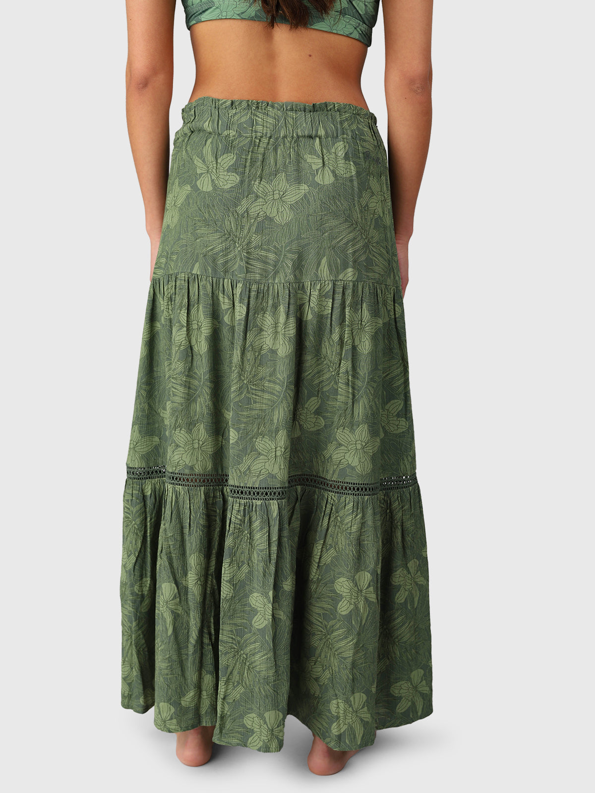 Romya-Leaf Damen Rock | Juniper