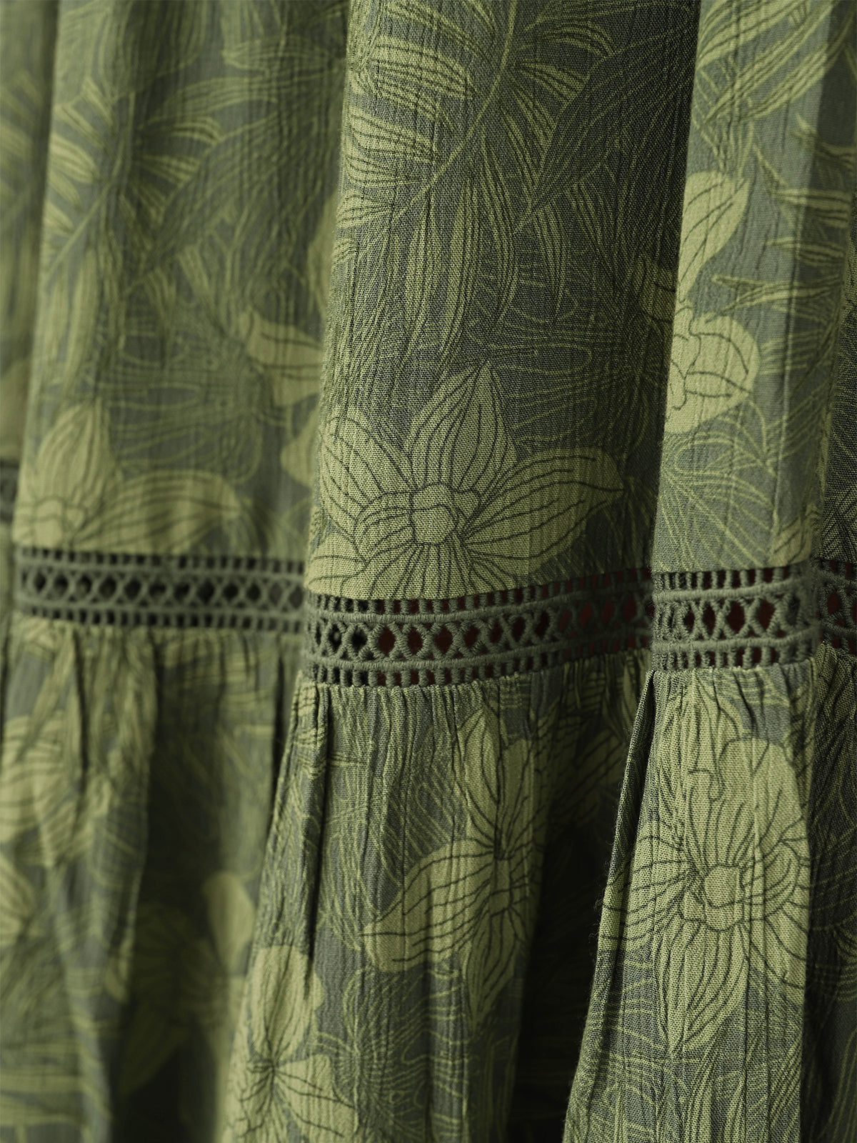 Romya-Leaf Damen Rock | Juniper