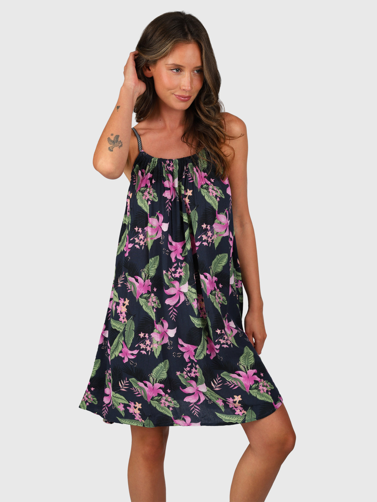 Isla-Tropicana Damenkleid | Indigoblau
