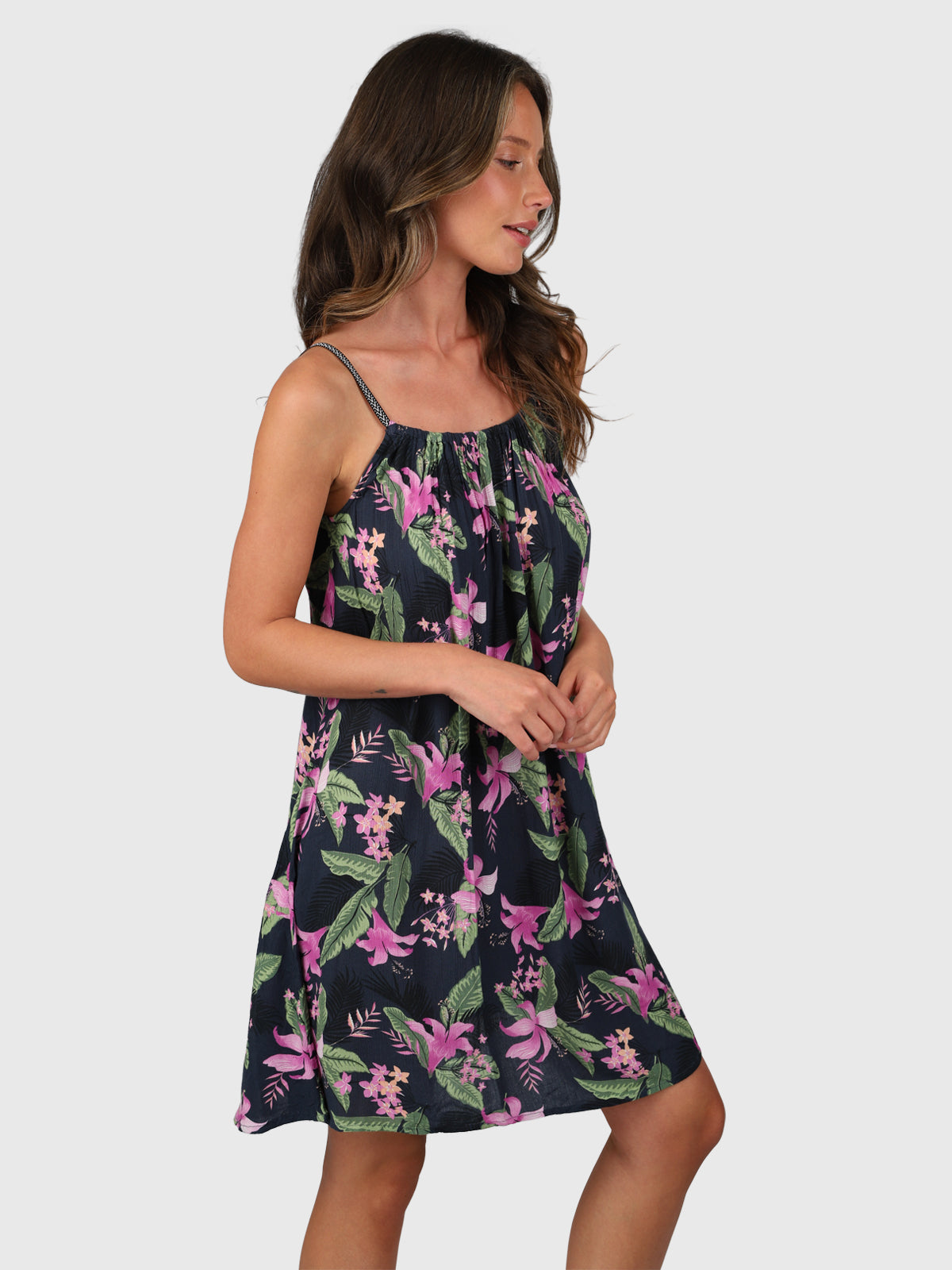Isla-Tropicana Damenkleid | Indigoblau