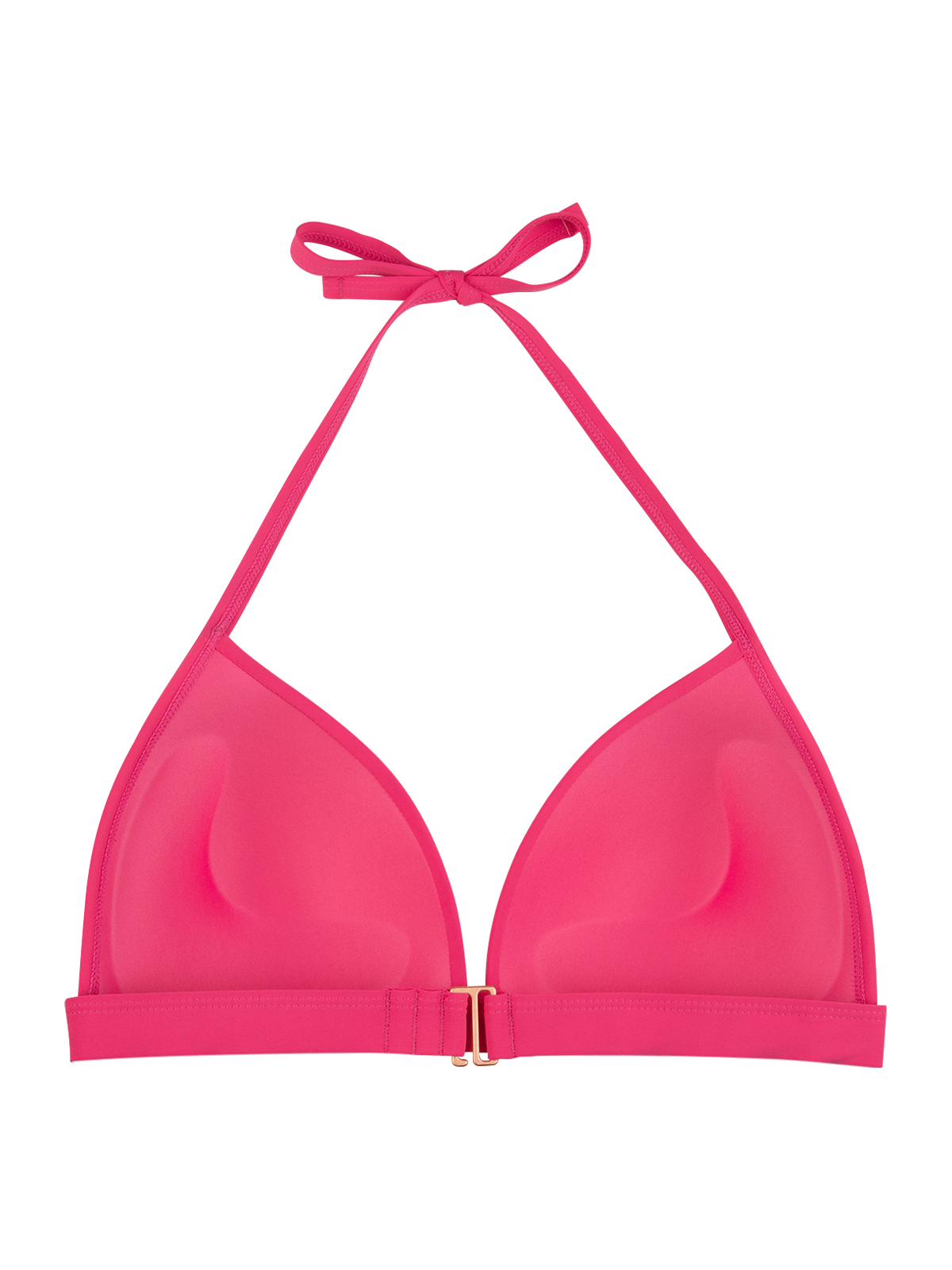 Lisselot Damen Halter Bikini Top | Shocking Pink