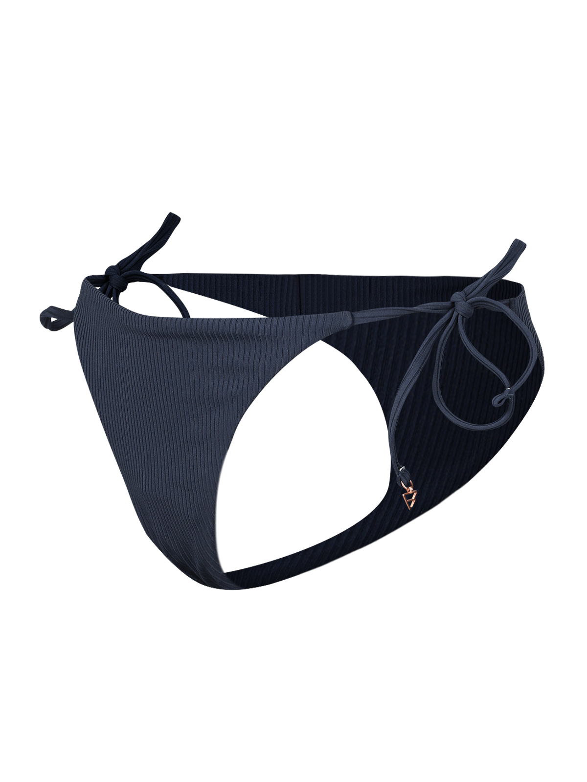 Elly-Rib Dames Bikini Broekje | Indigo Blue