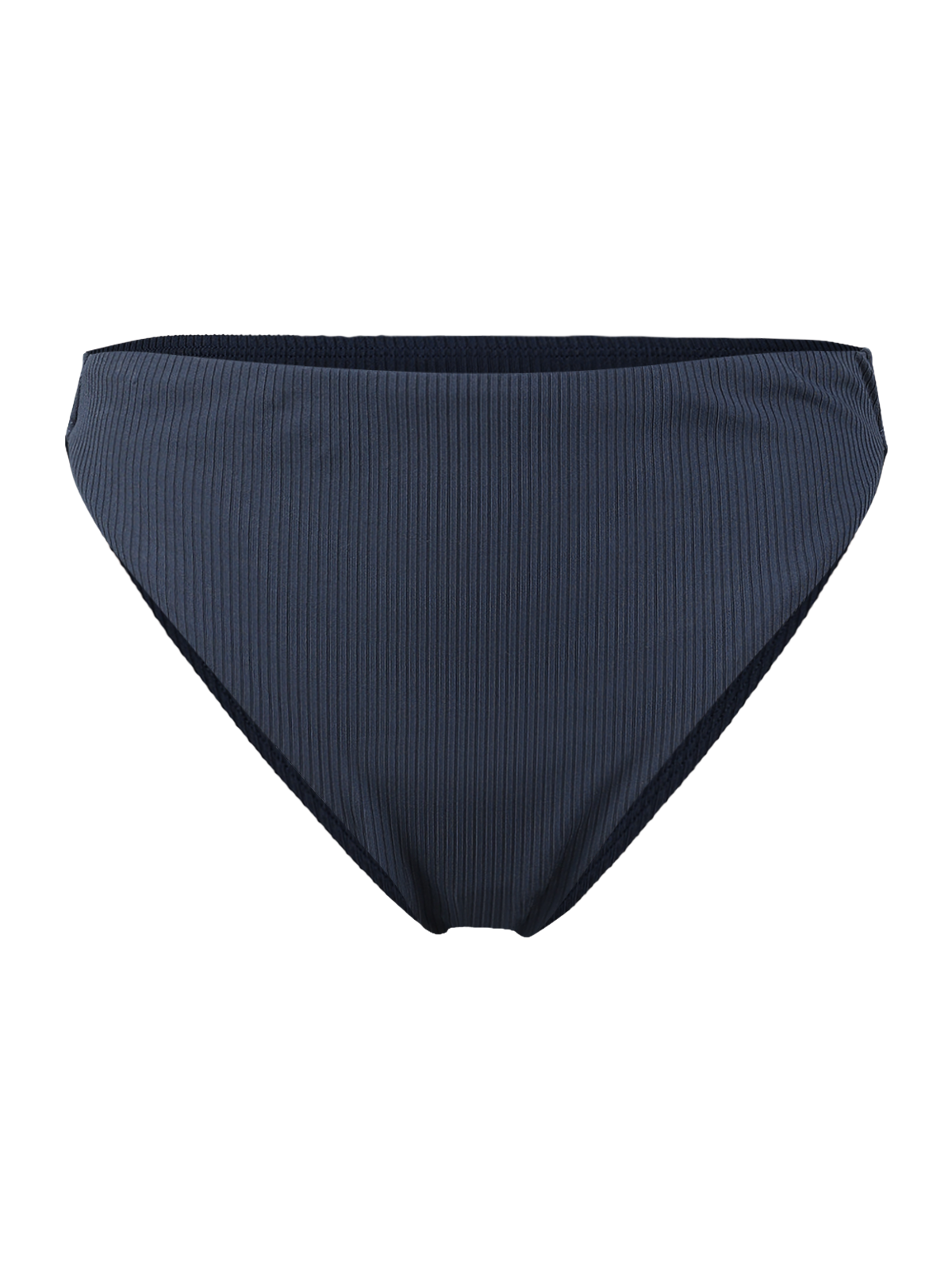 Flores-Rib Damen Bikini Hose mit hoher Taille | Indigoblau
