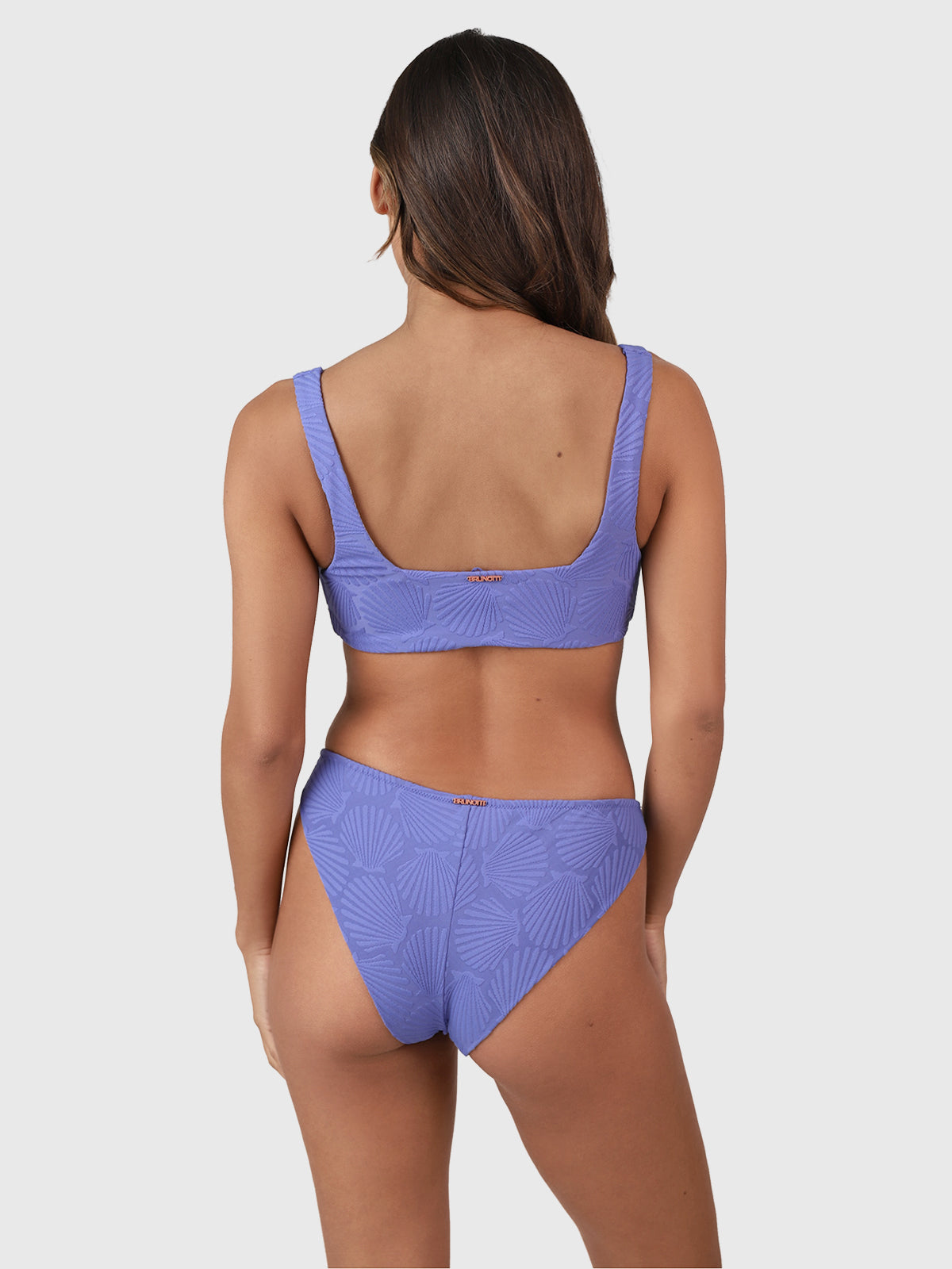 Lilly-Shell Dames Bralette Bikini Set | Blue Bay