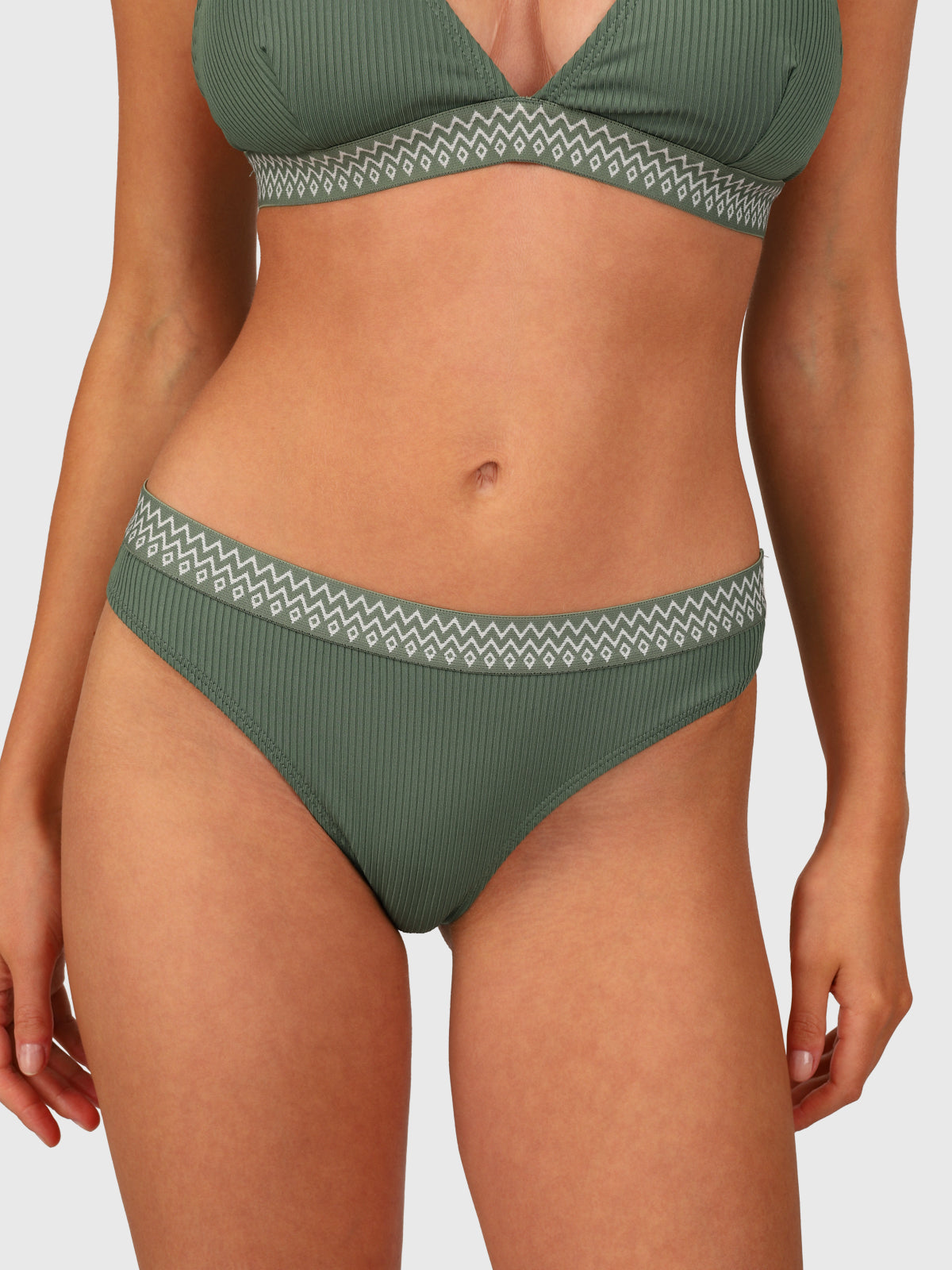 Relay-Rib Women Halter Bikini Set | Juniper