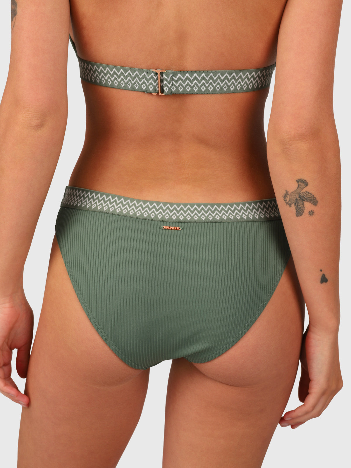 Relay-Rib Women Halter Bikini Set | Juniper
