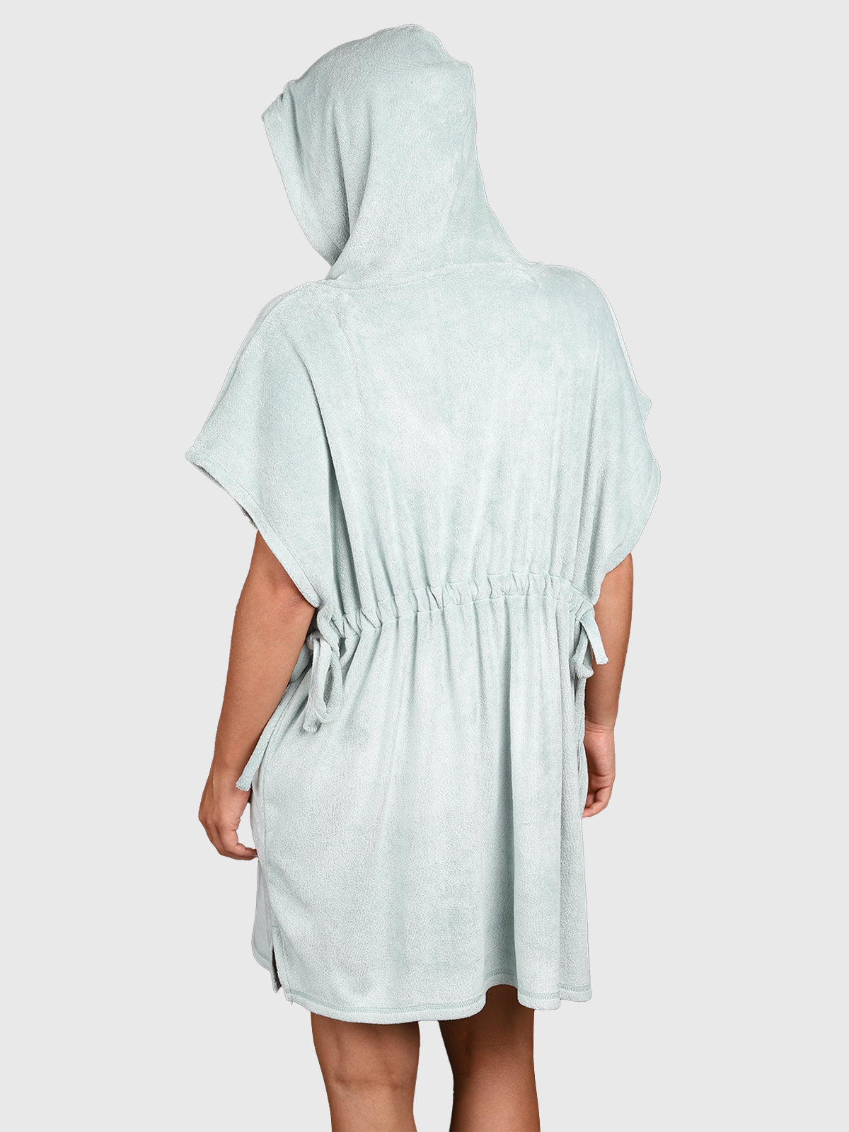 Paige Dames Poncho | Aqua Grey