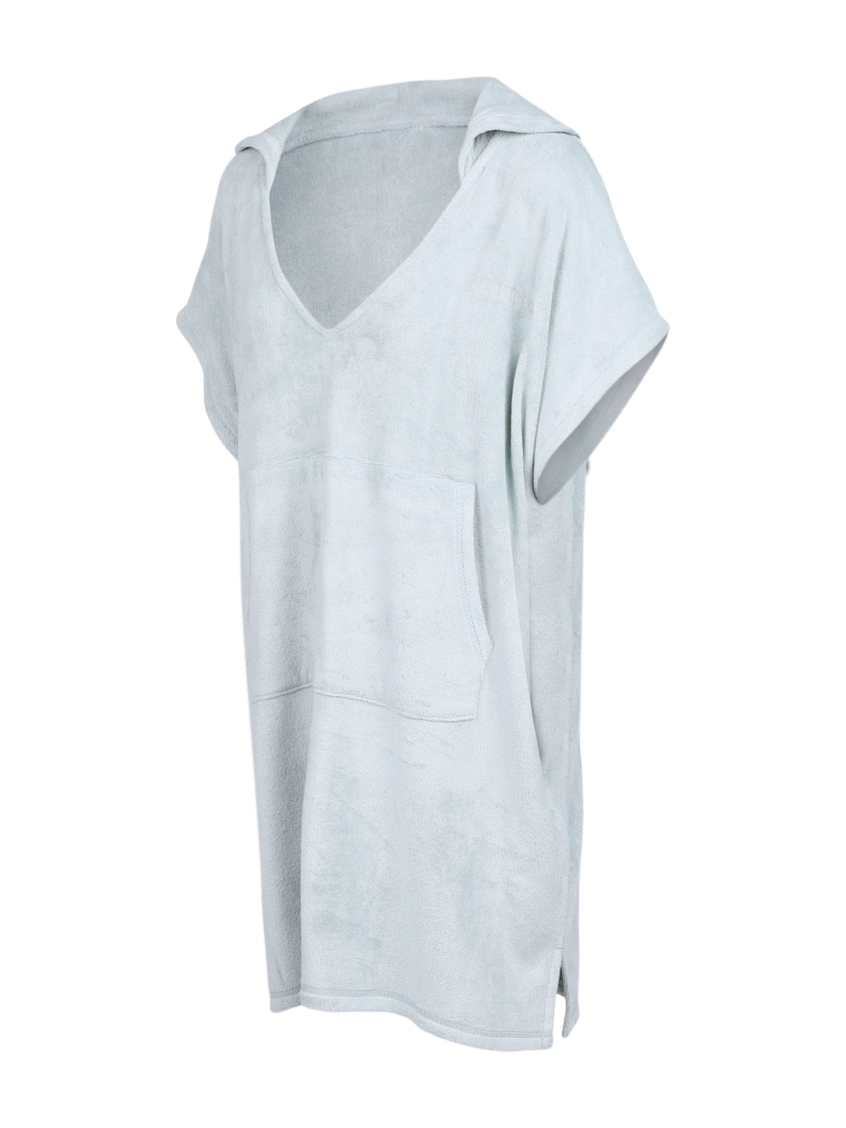 Paige Women Poncho | Aqua Grey