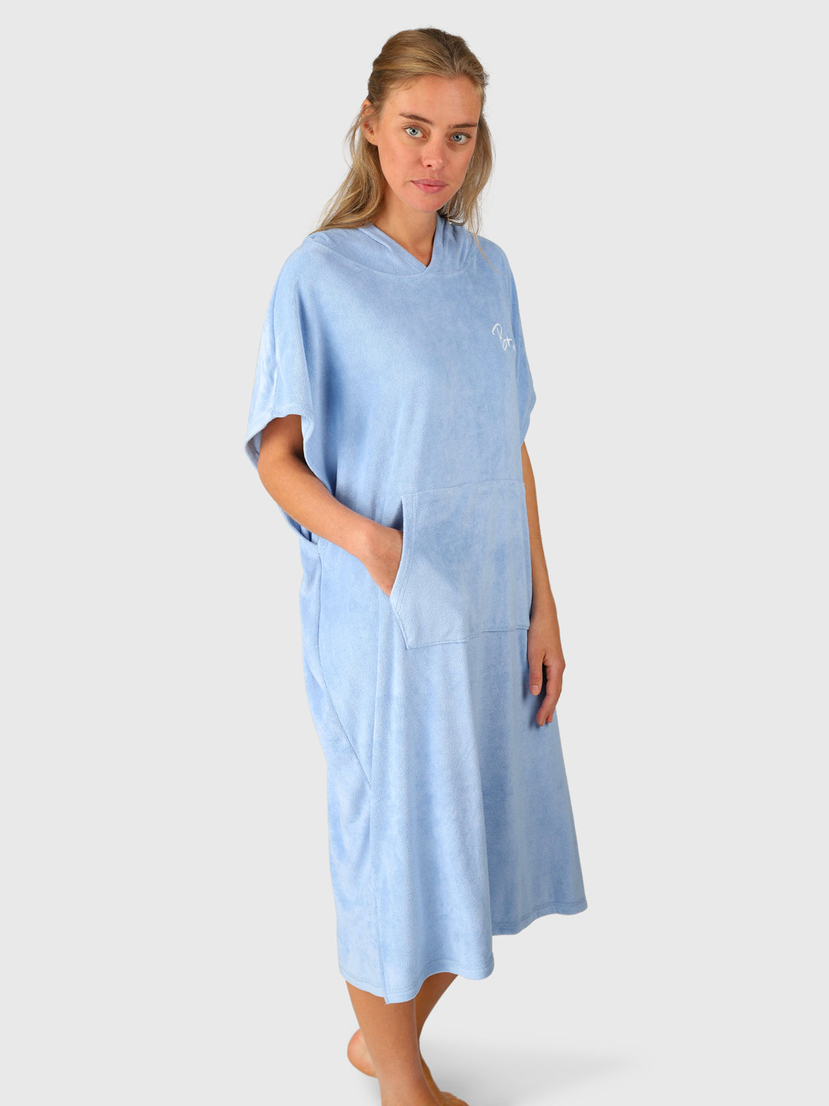 Airlynn Dames Poncho | Bluebell
