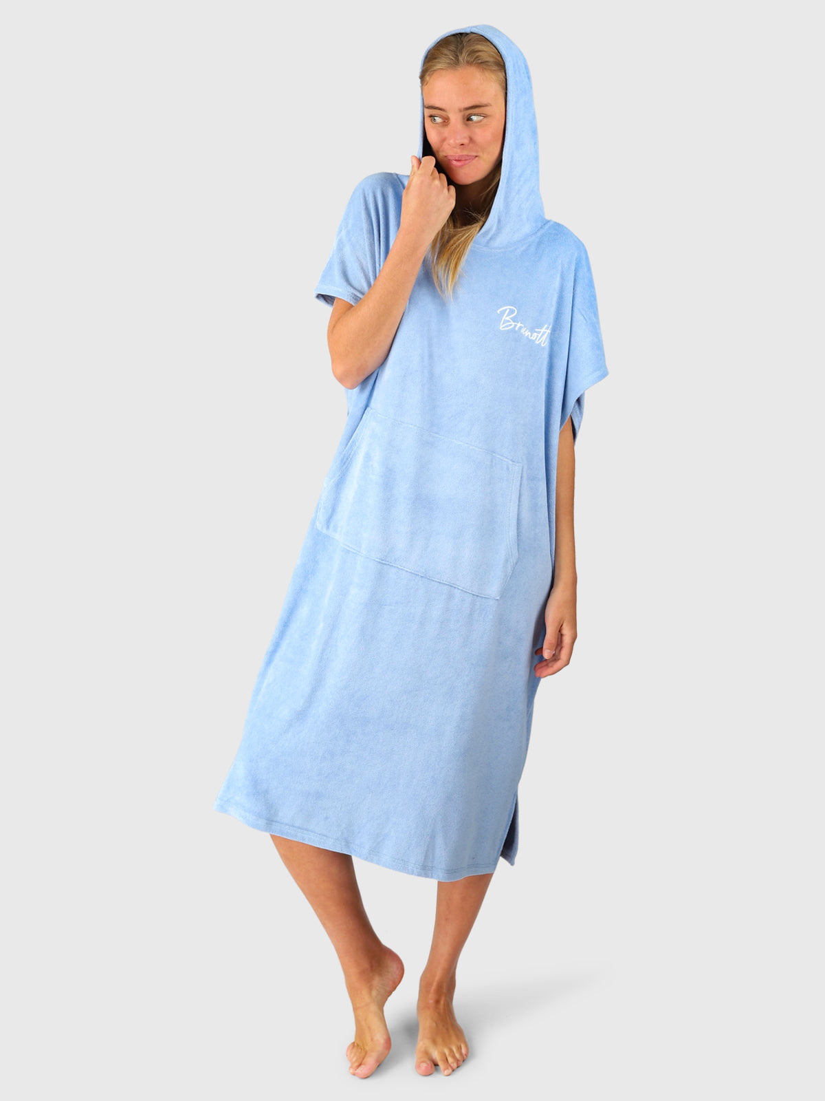 Airlynn Dames Poncho | Bluebell