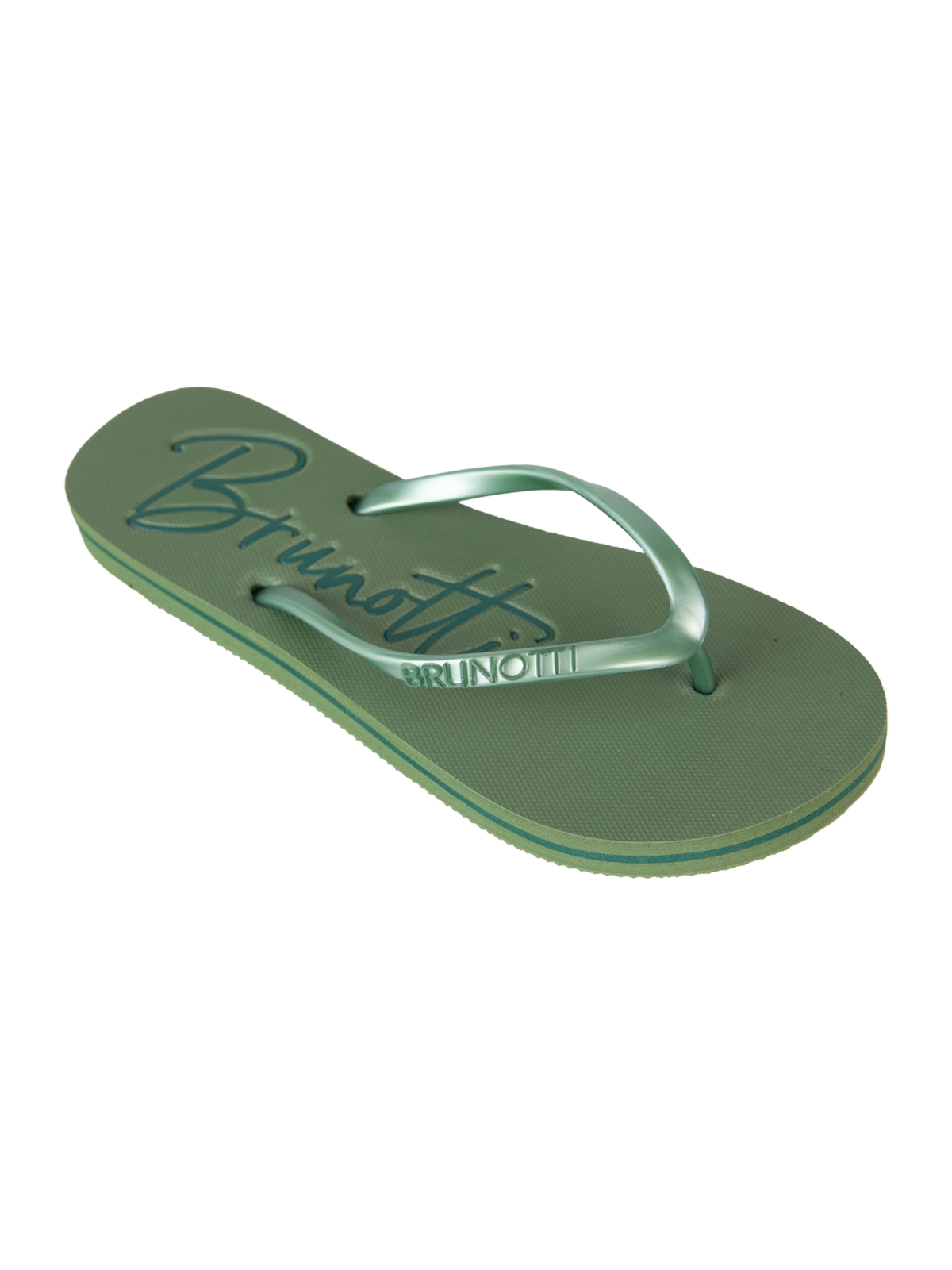 Logo Dames Flip Flops | Sage Green