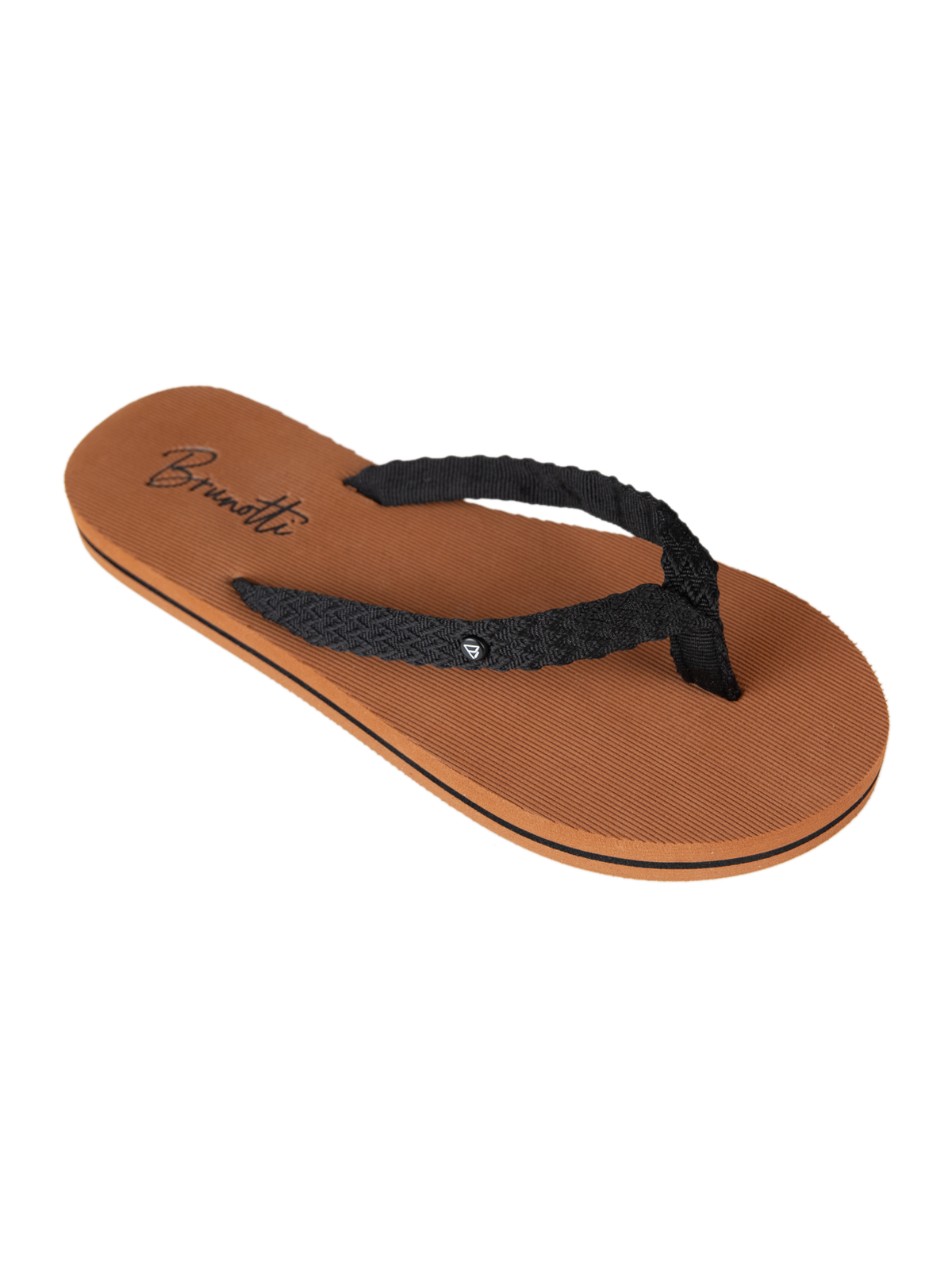 Chiara Jacquard Women Flip Flops | Black