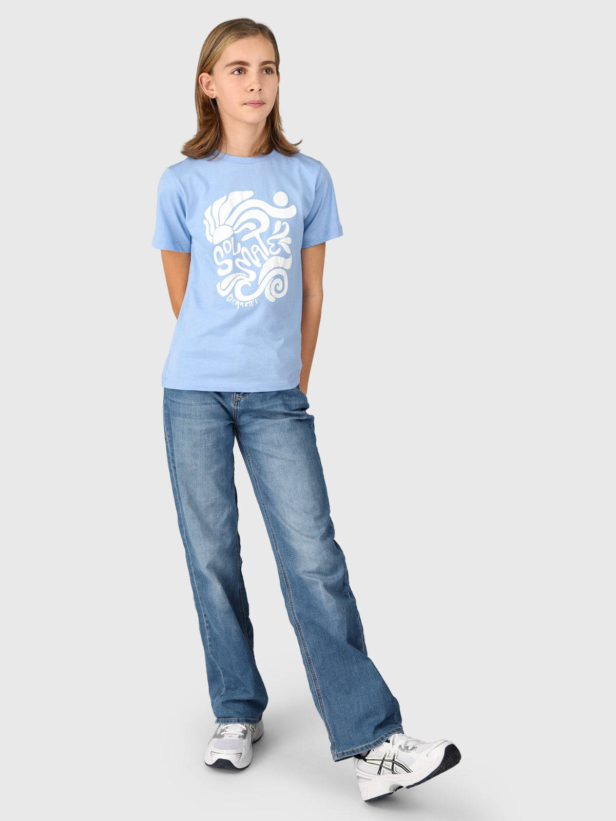 Freya Girls T-shirt | Bluebell