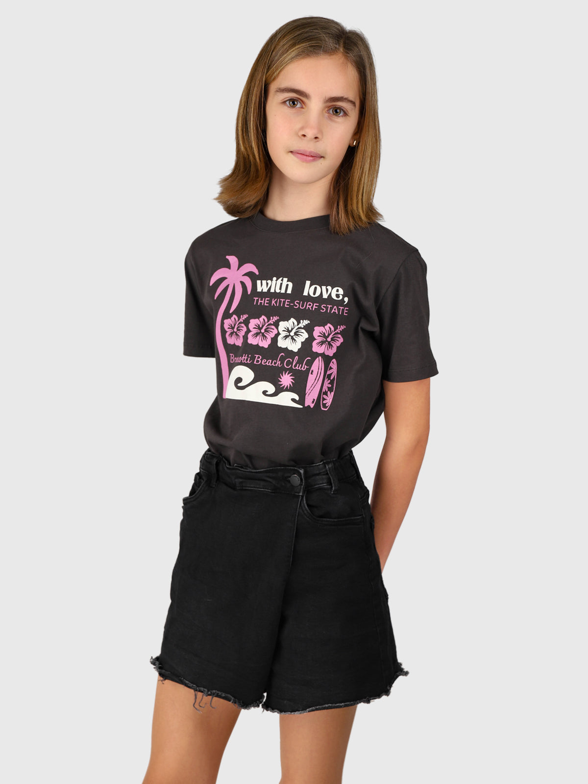 Braey Girls T-shirt | Pirate Black