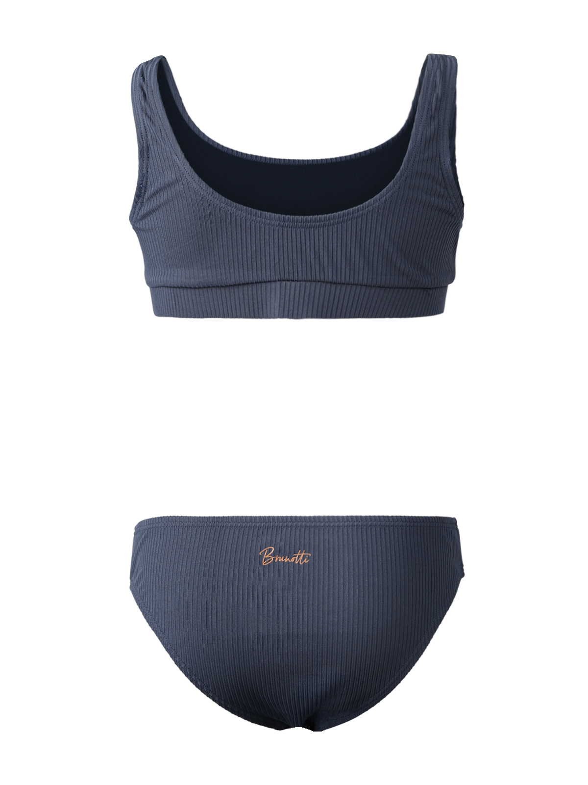 Myla-Rib Girls Bikini | Indigo Blue