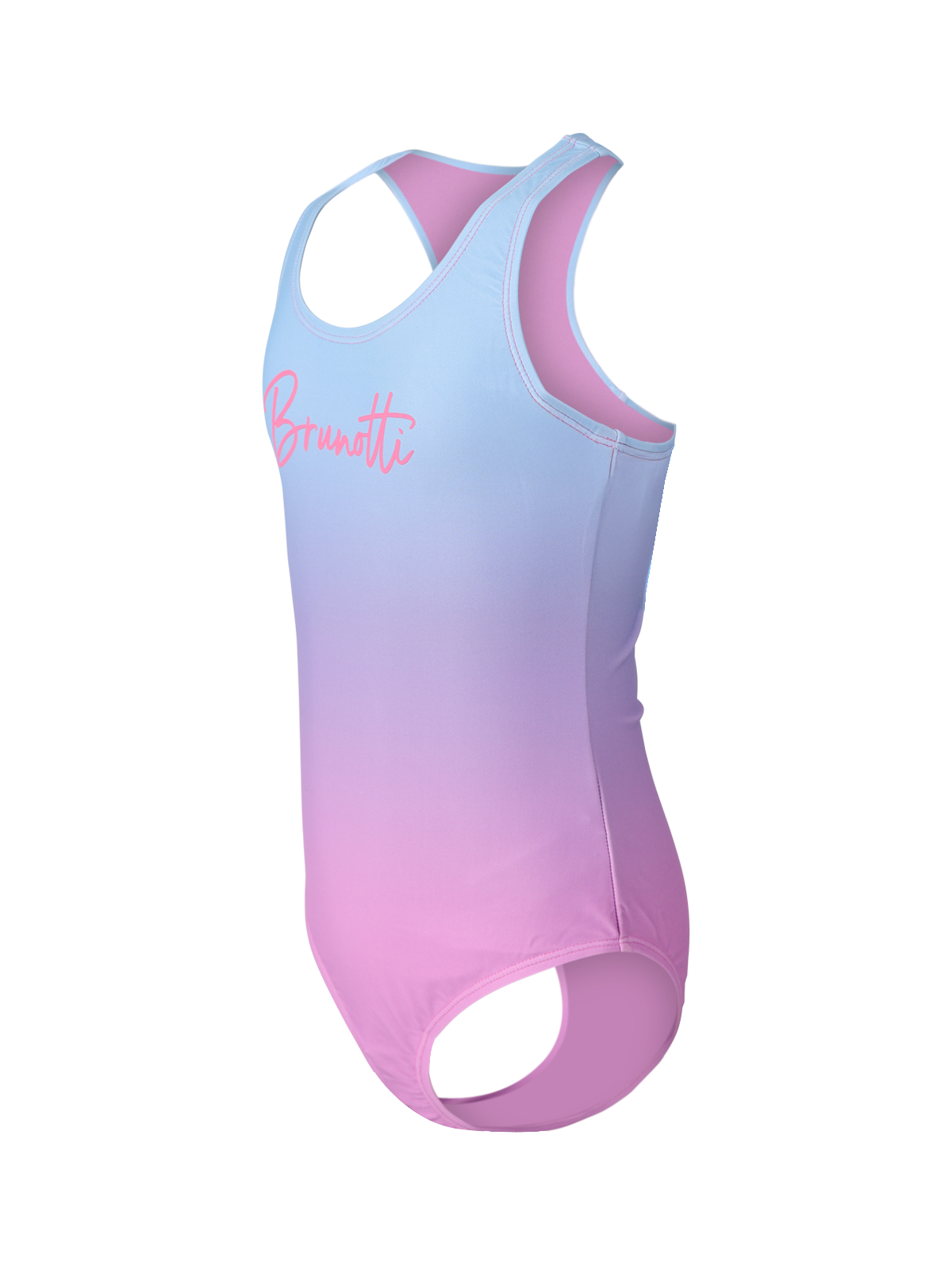 Sally-Gradient Girls Swimsuit | Bluebell