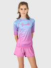 Lineas-Gradient Girls Rashguard | Gradient Bluebell