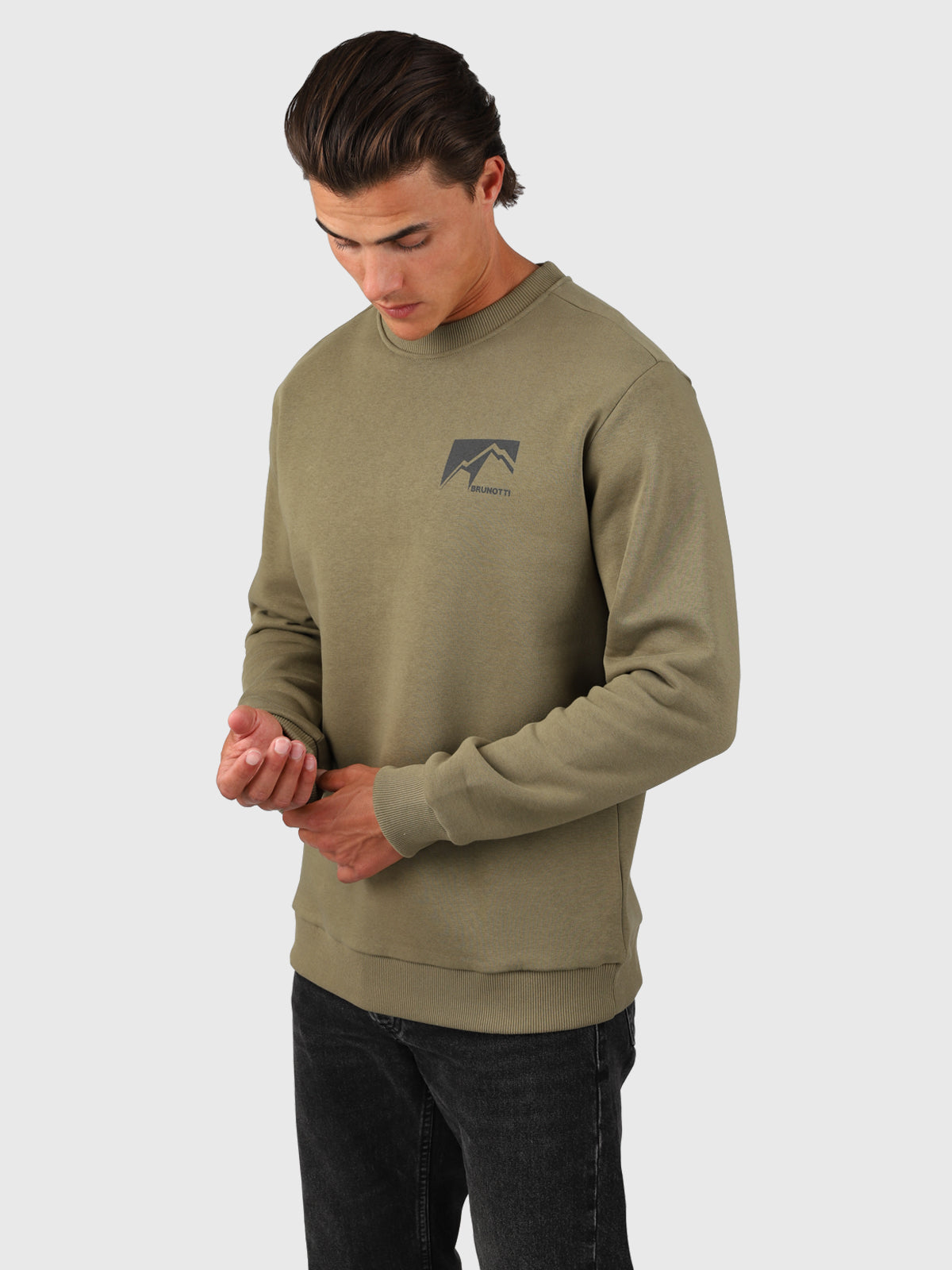 Navaldor Men Sweater | Dusky Green