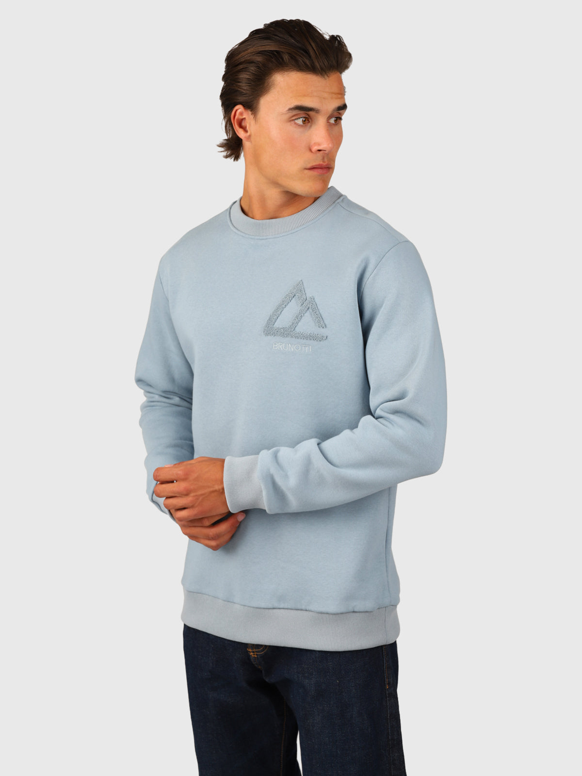Navaldor Men Sweater | Silver Blue
