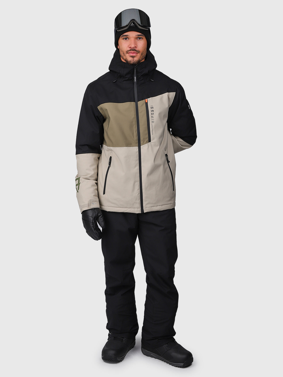Flynners Men Snow Jacket | Fungi