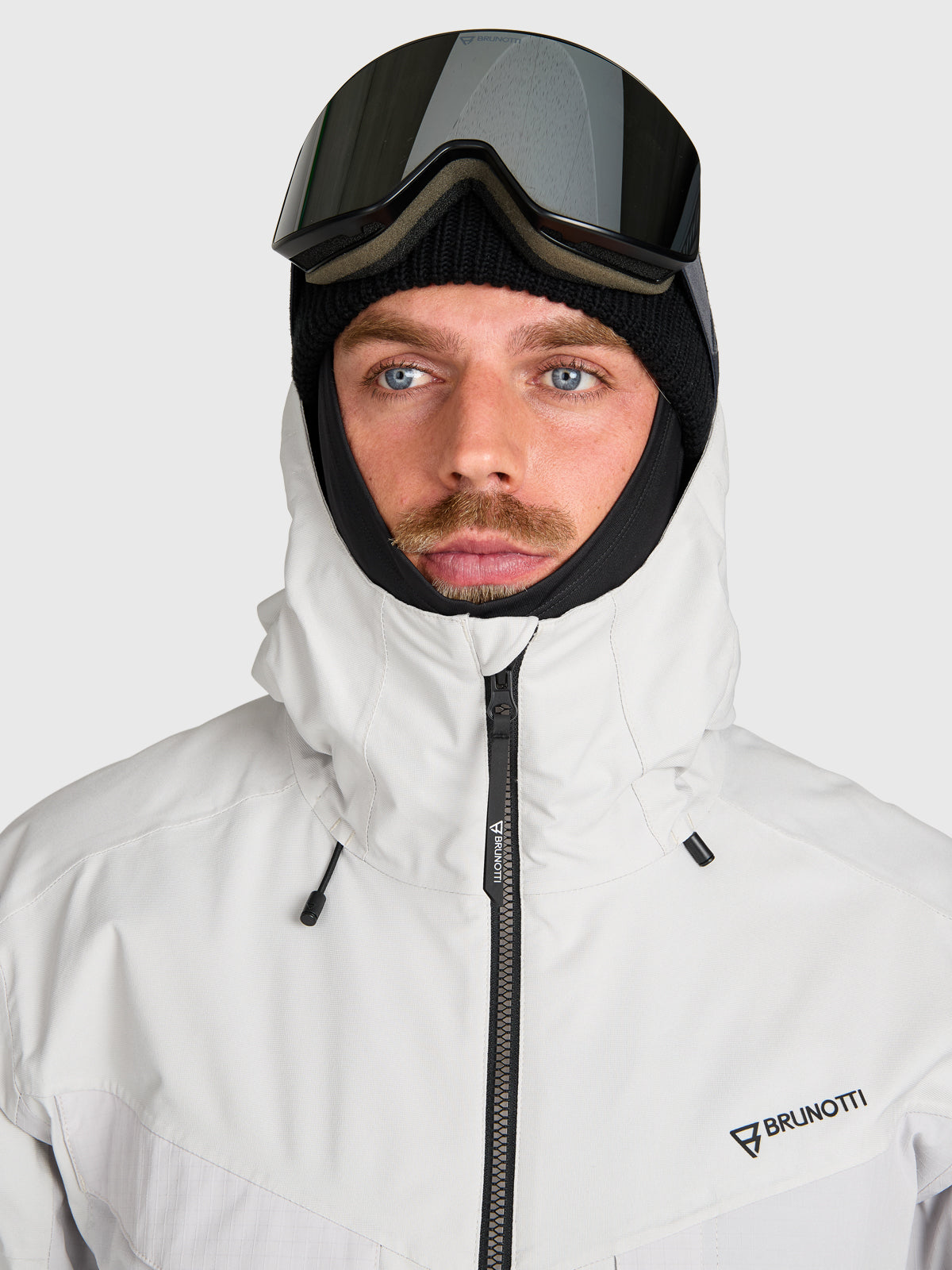 Bodish Men Snow Jacket | Soft Grey