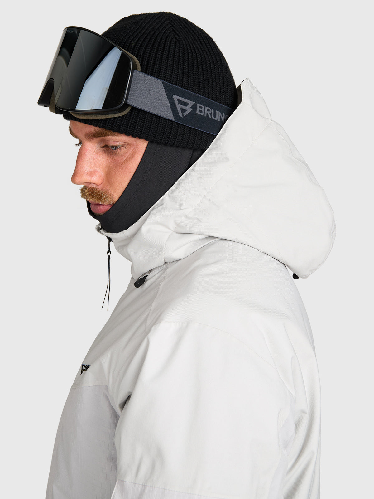 Bodish Men Snow Jacket | Soft Grey