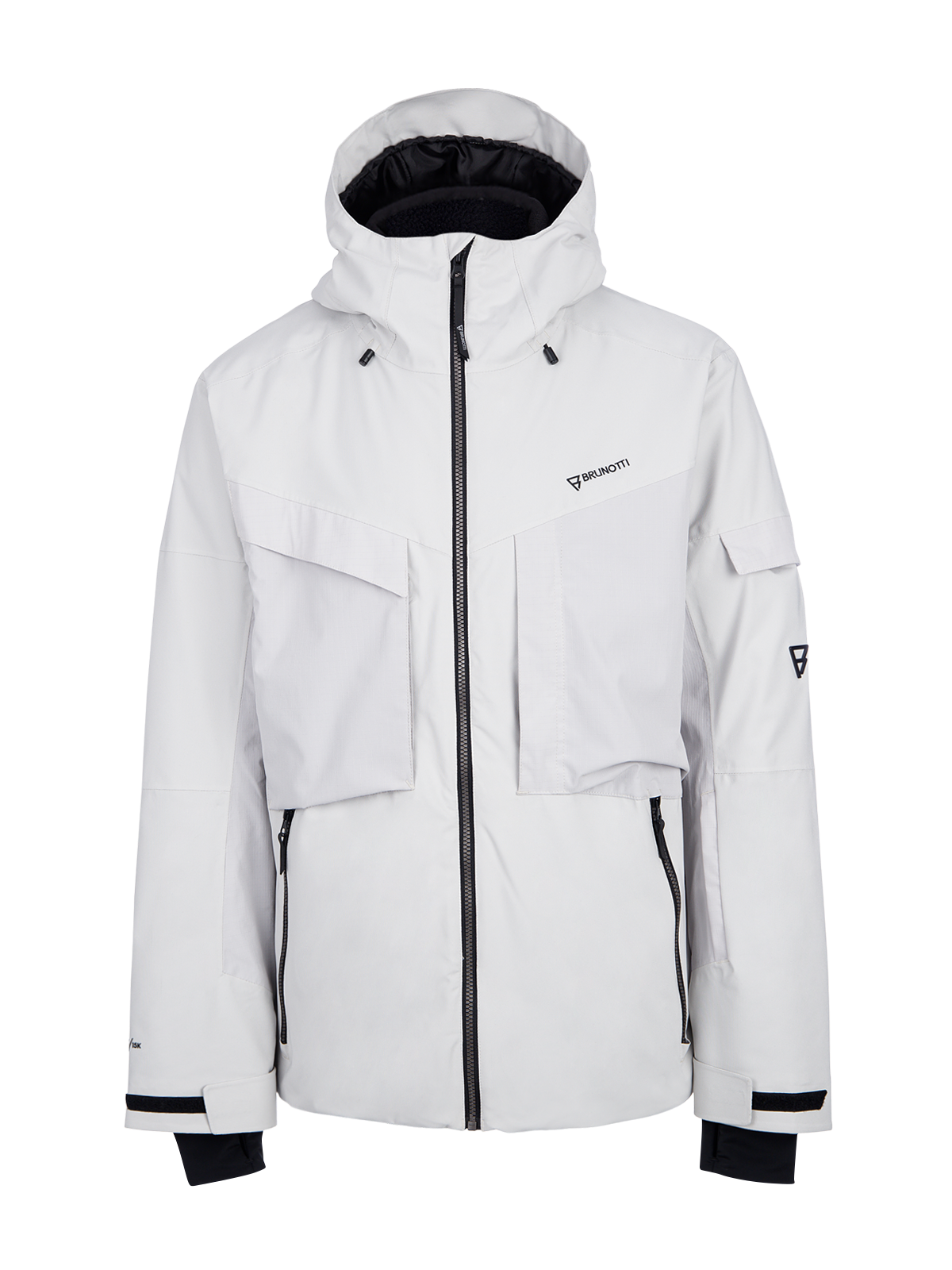 Bodish Men Snow Jacket | Soft Grey