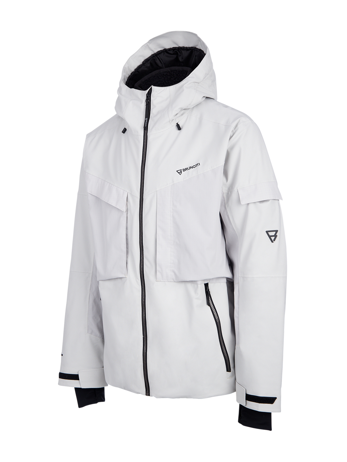 Bodish Men Snow Jacket | Soft Grey