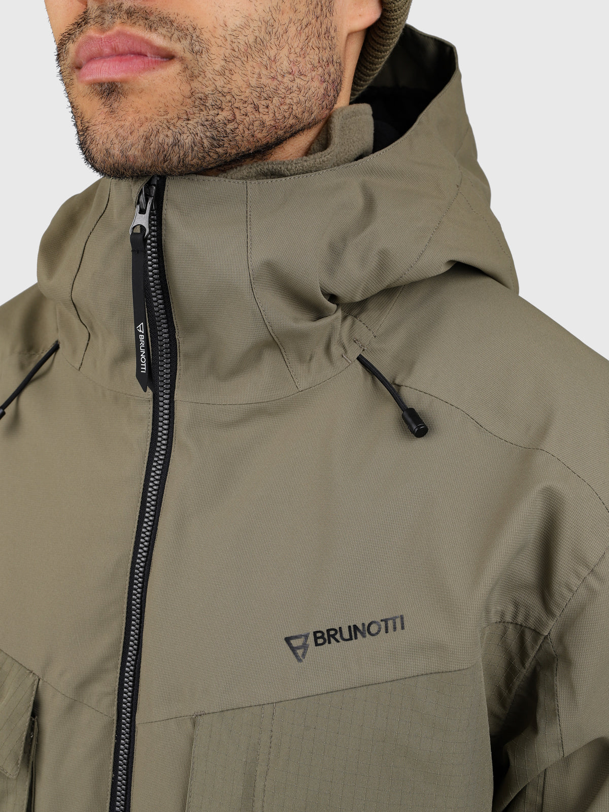 Bodish Men Snow Jacket | Dusky Green