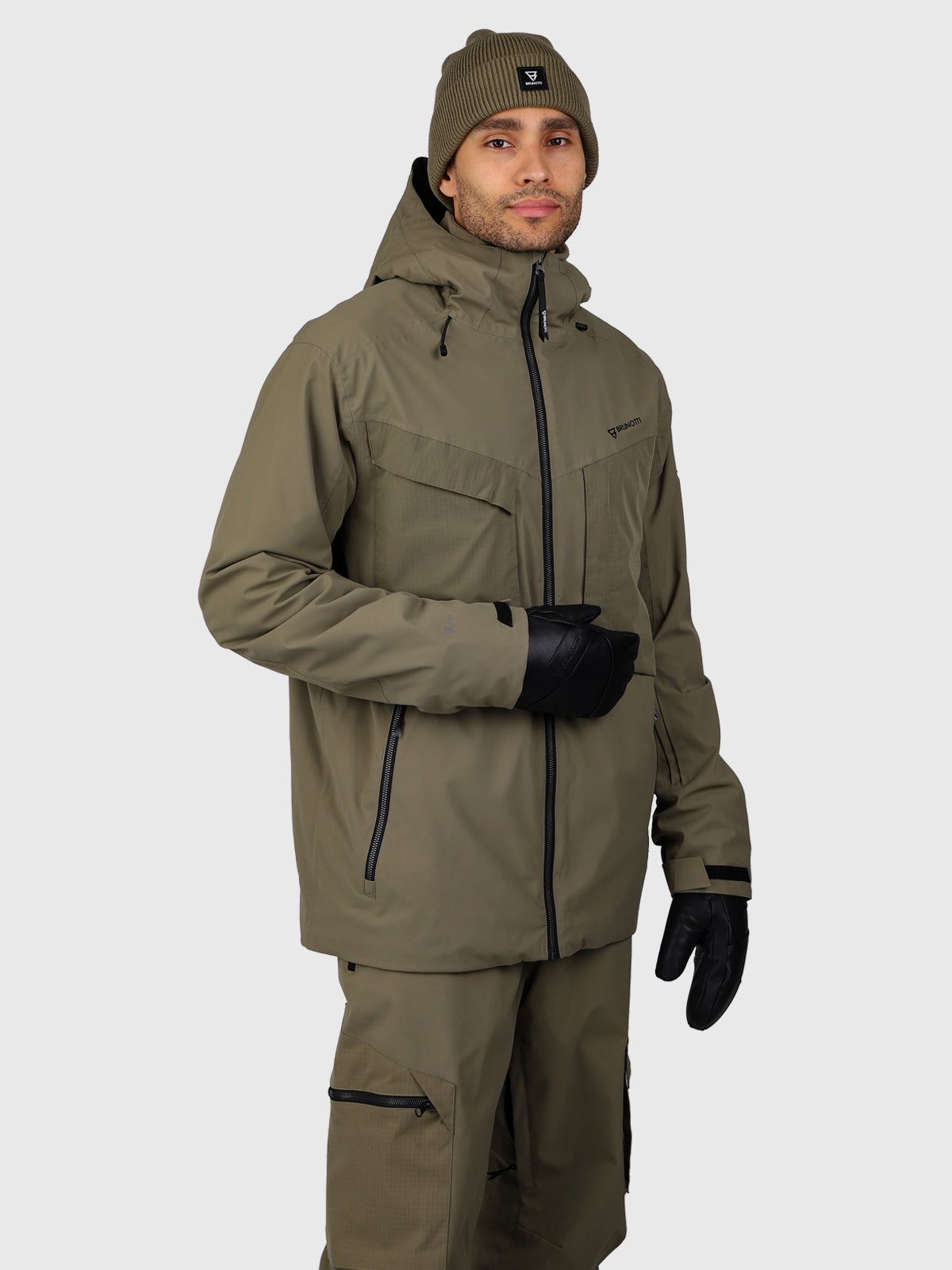 Bodish Men Snow Jacket | Dusky Green