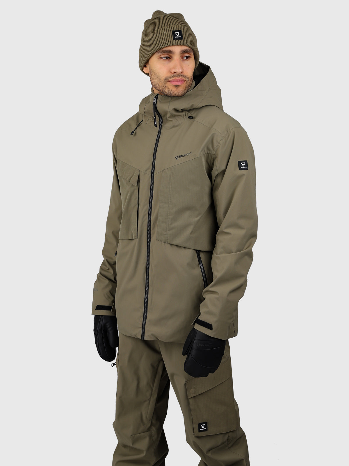 Bodish Men Snow Jacket | Dusky Green