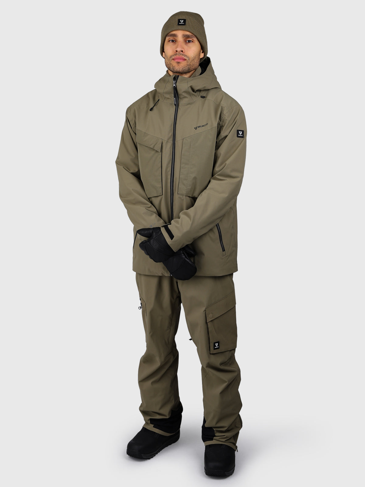 Bodish Men Snow Jacket | Dusky Green