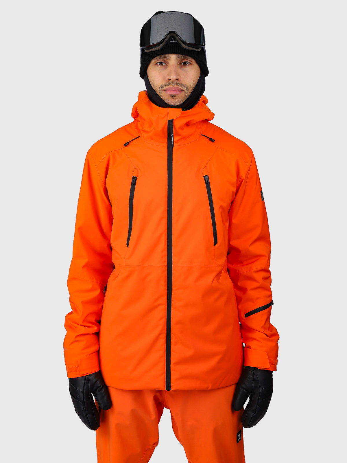Norrow Men Snow Jacket | Punch Orange