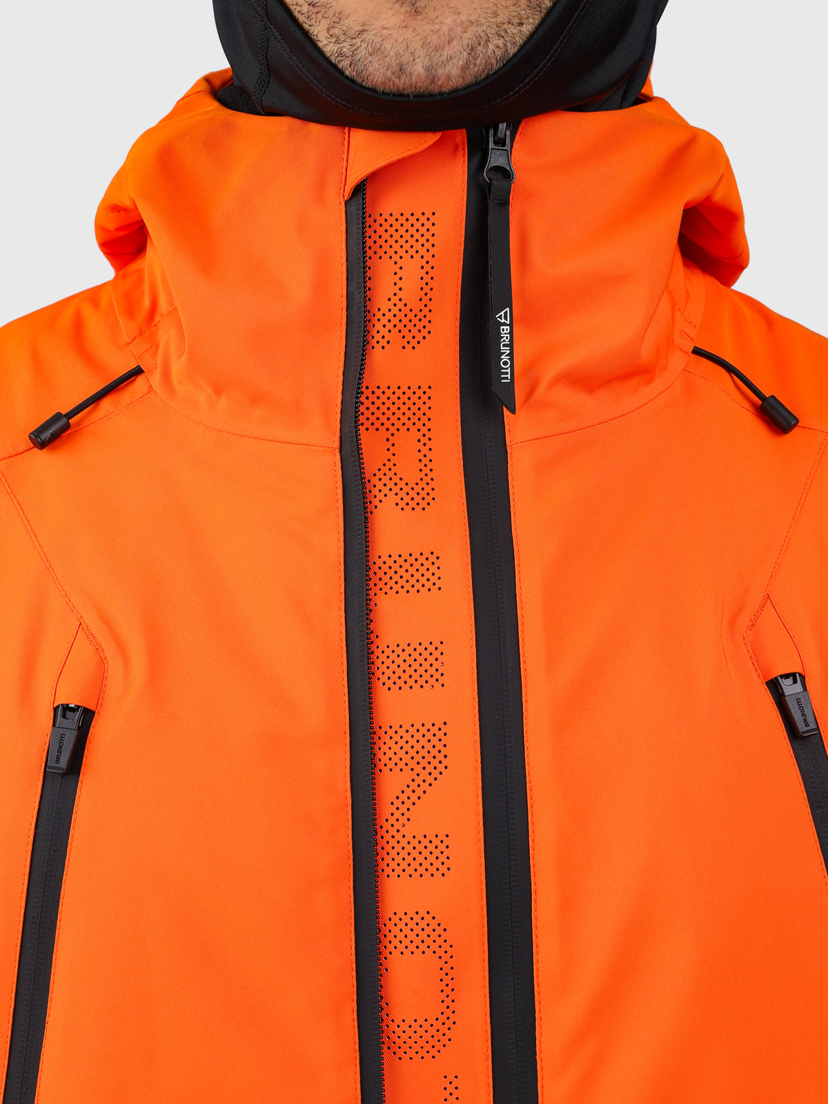 Norrow Men Snow Jacket | Punch Orange