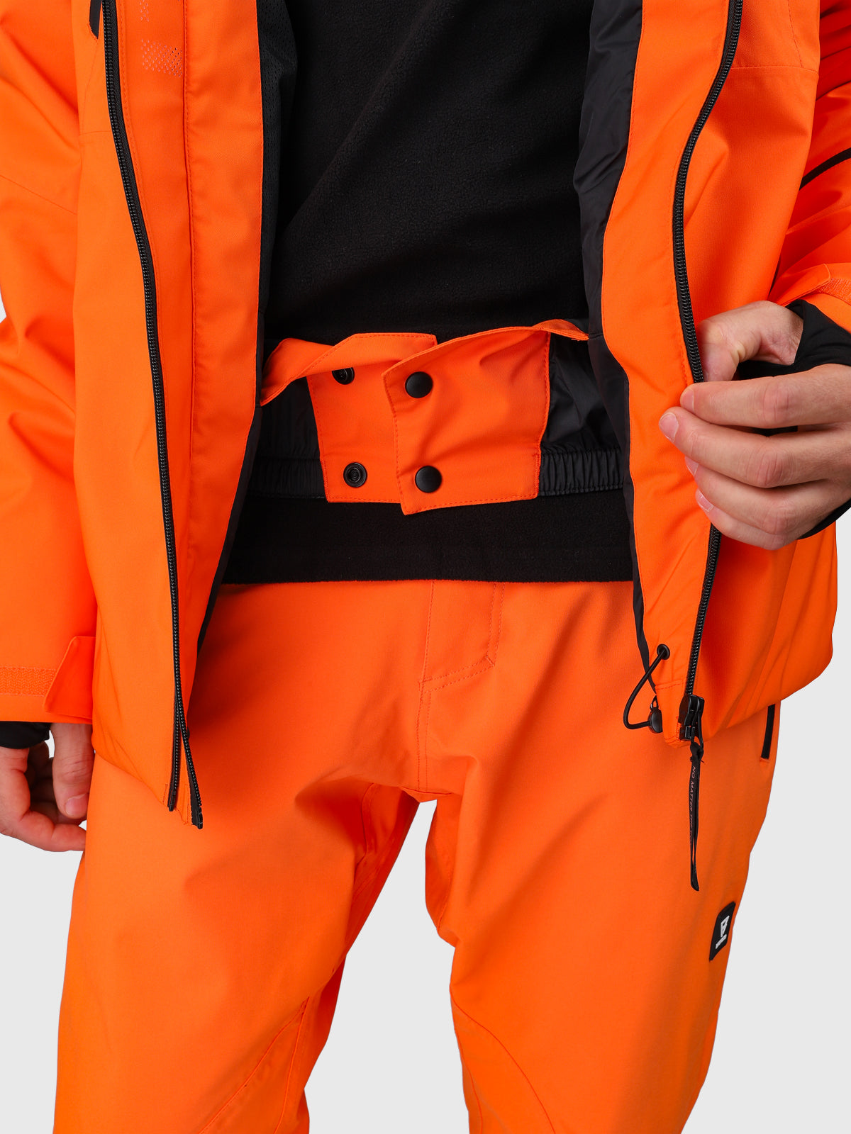 Norrow Men Snow Jacket | Punch Orange