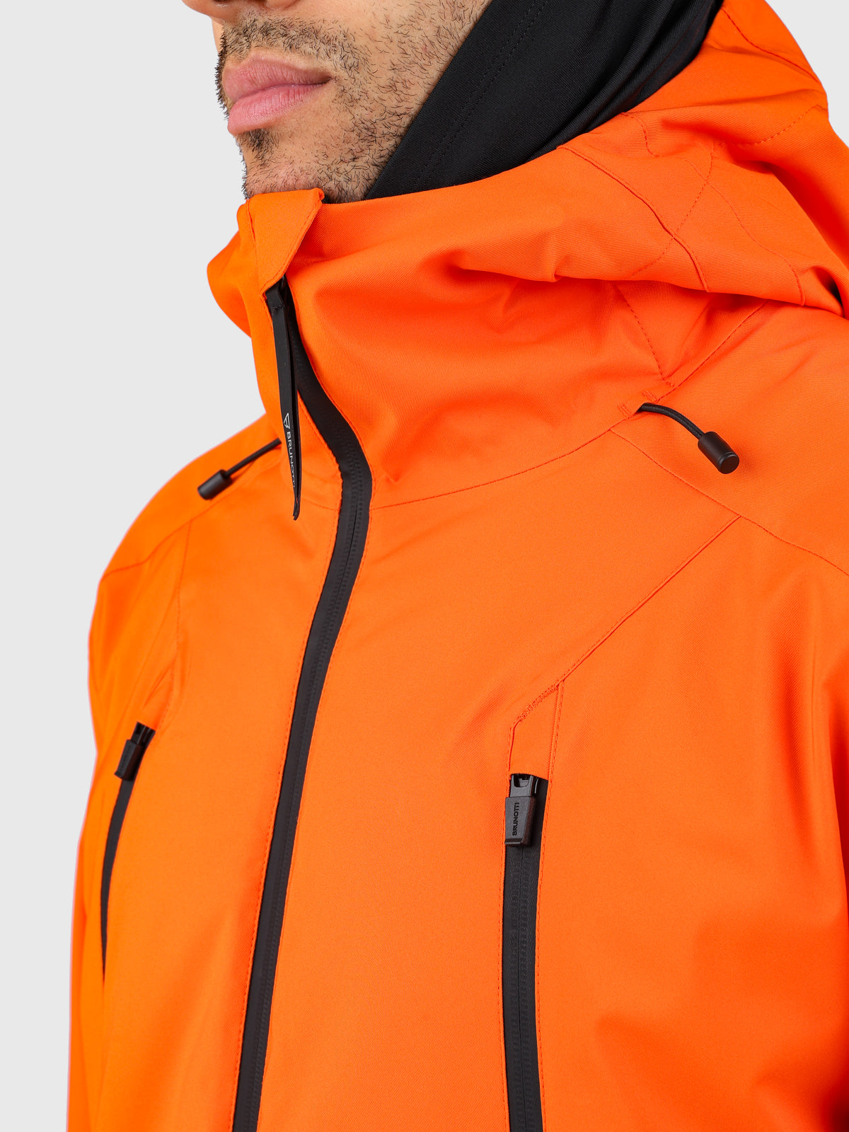 Norrow Men Snow Jacket | Punch Orange