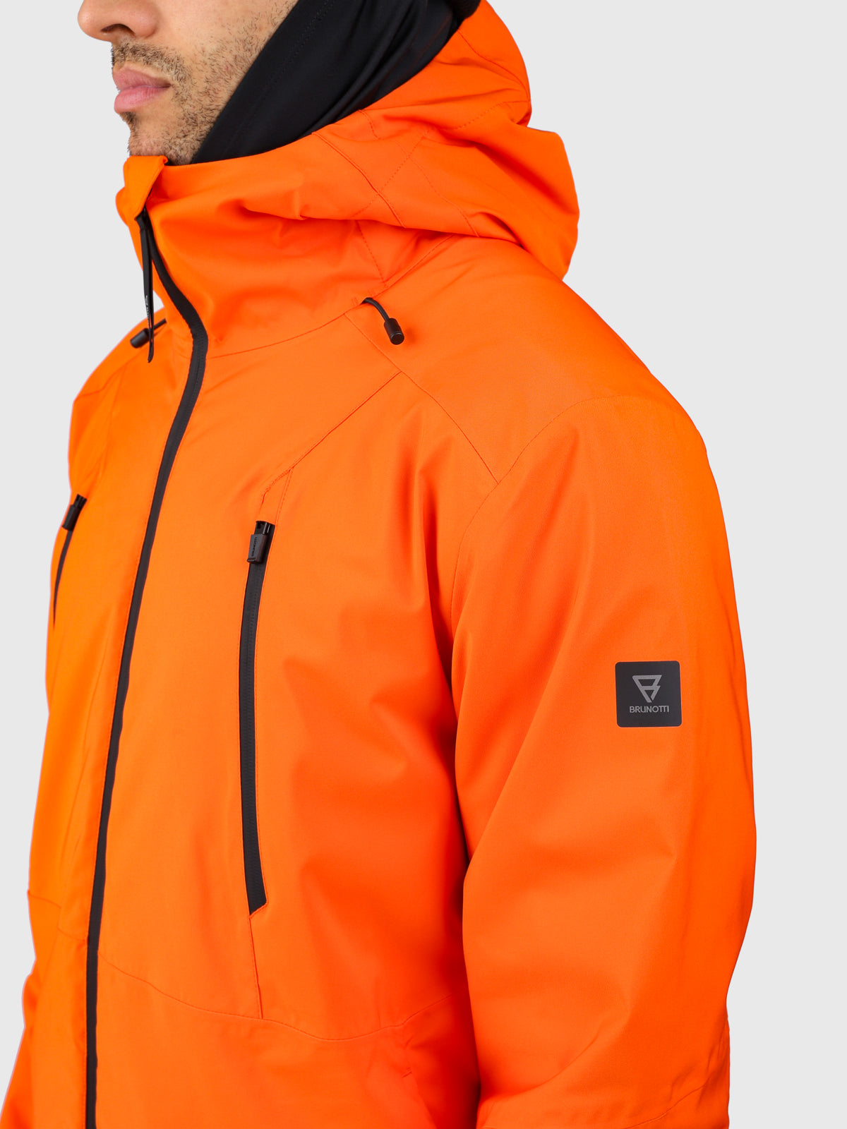Norrow Men Snow Jacket | Punch Orange