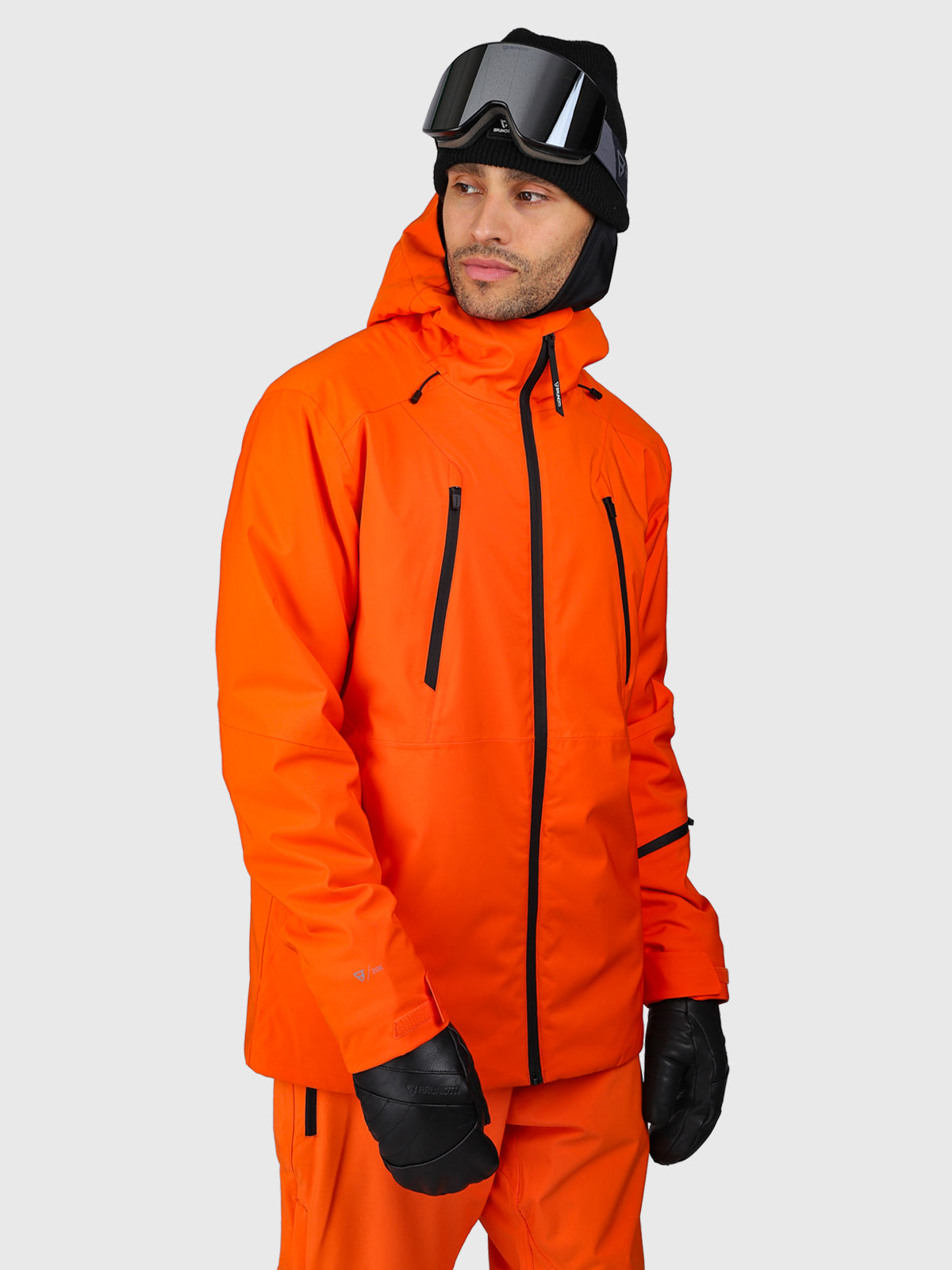 Norrow Men Snow Jacket | Punch Orange