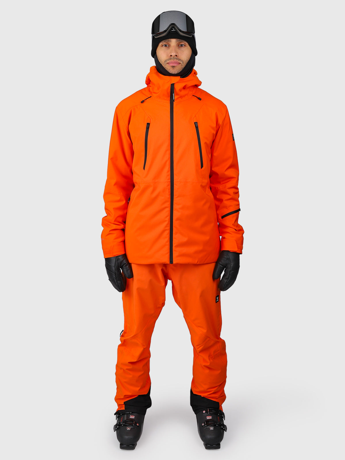 Norrow Men Snow Jacket | Punch Orange