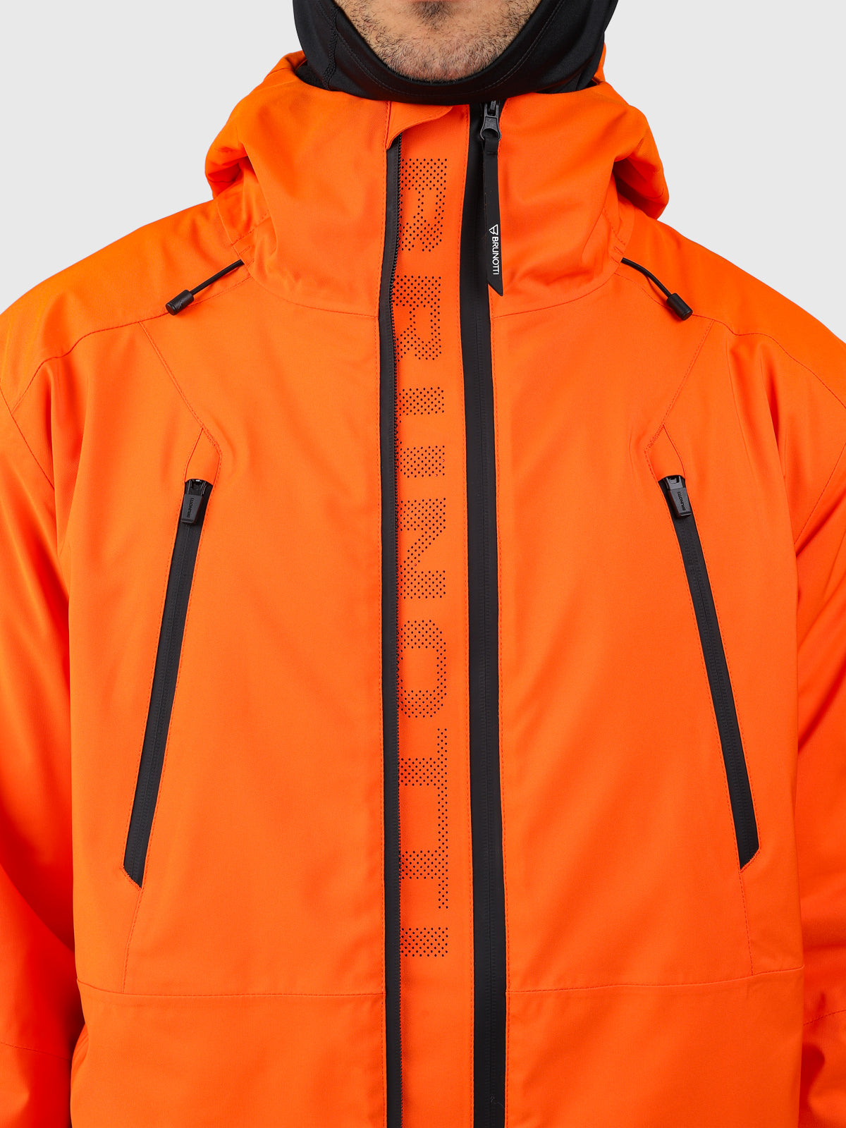 Norrow Men Snow Jacket | Punch Orange