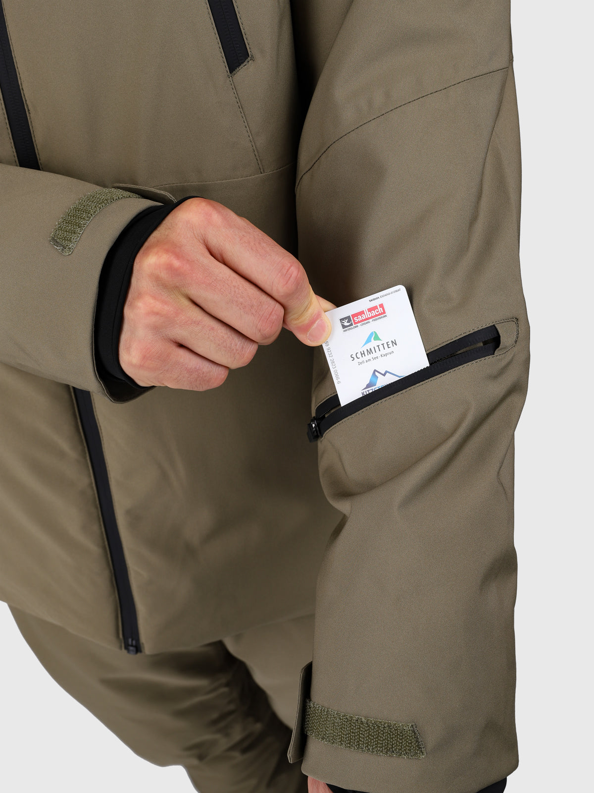 Norrow Men Snow Jacket | Dusky Green